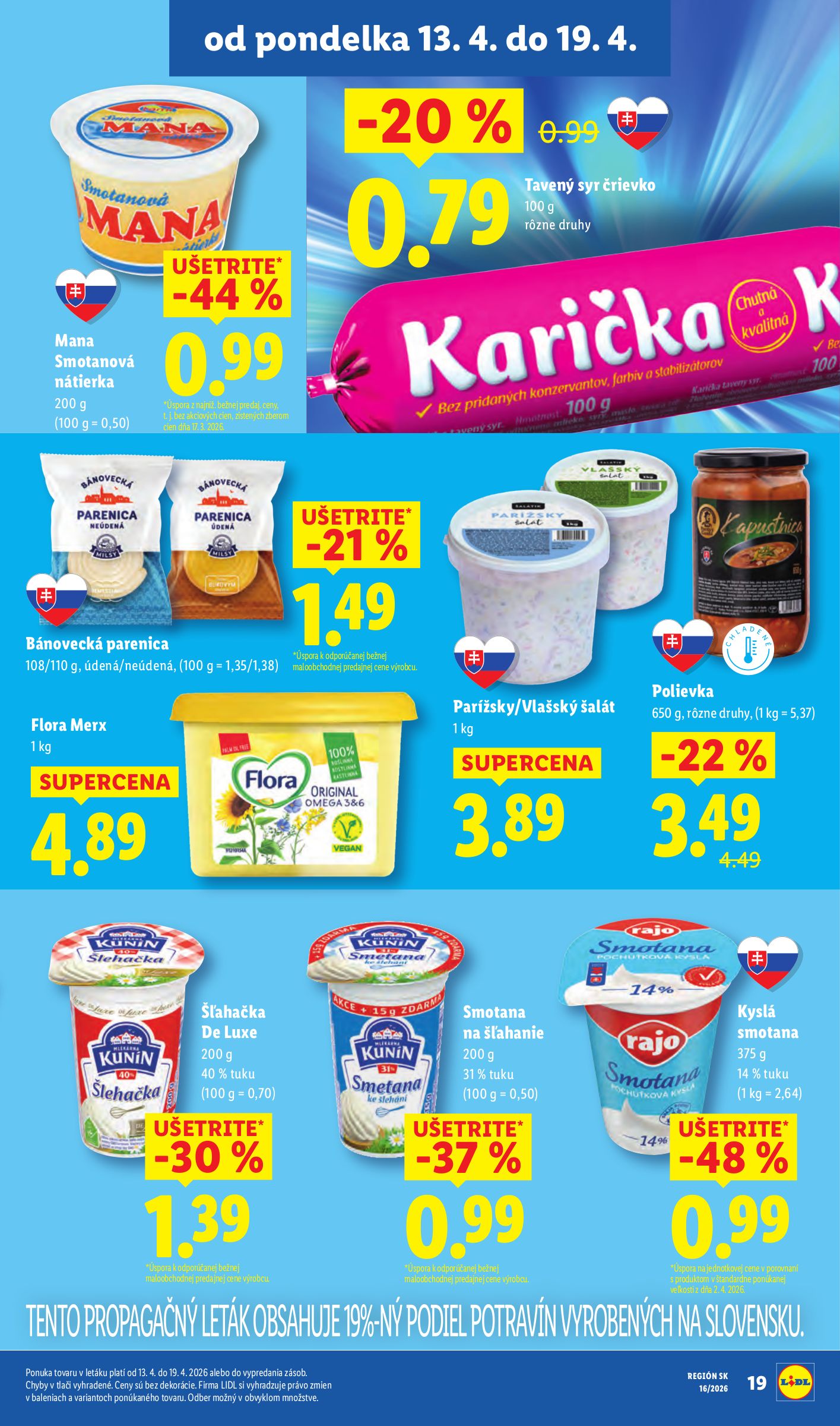 lidl - Aktuálny leták Lidl platný od pondelka, 13.04.2026 do nedele, 19.04.2026 - page: 21