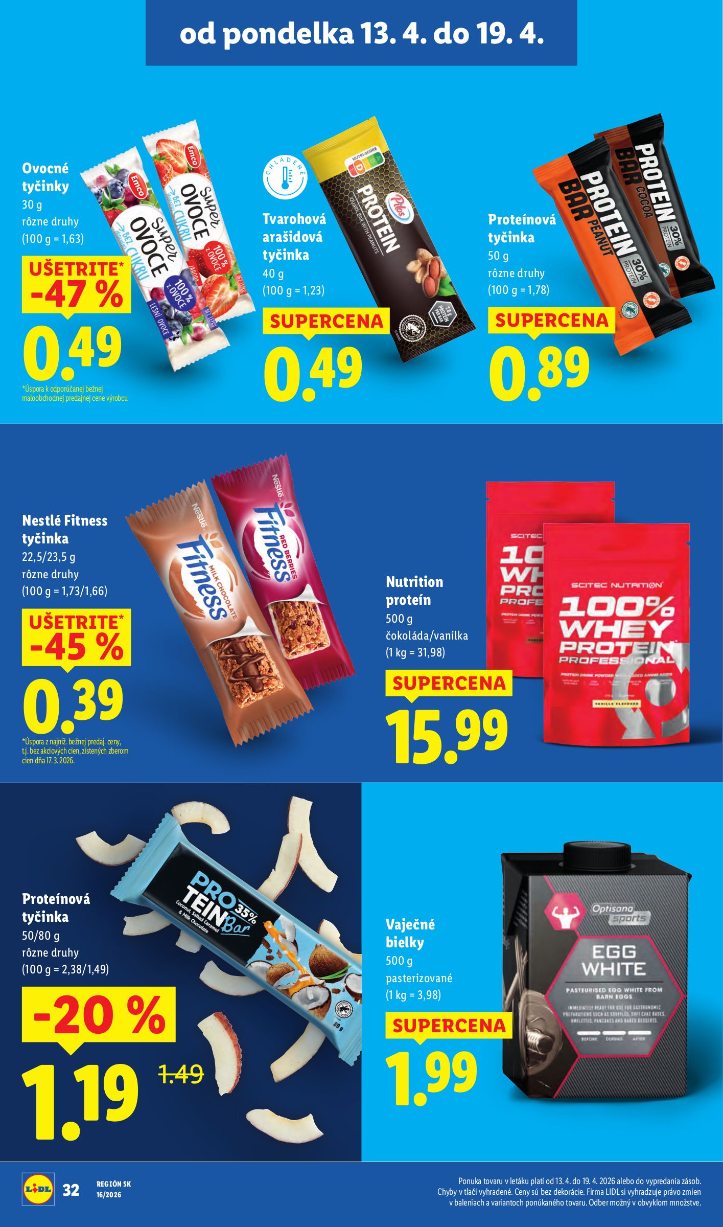 lidl - Aktuálny leták Lidl platný od pondelka, 13.04.2026 do nedele, 19.04.2026 - page: 34