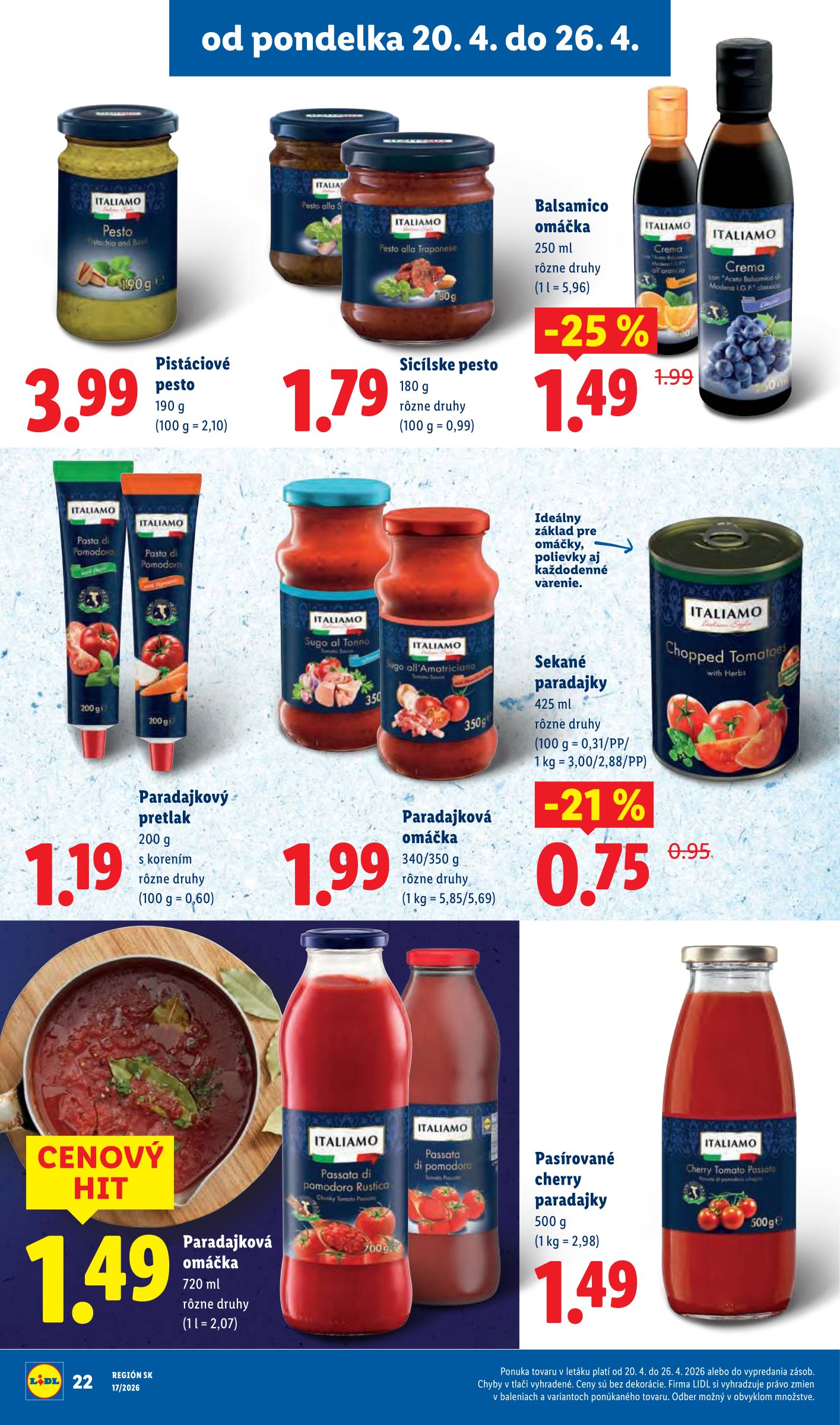 lidl - Nový leták Lidl od pondelka, 20.04.2026 do nedele, 26.04.2026 - page: 22