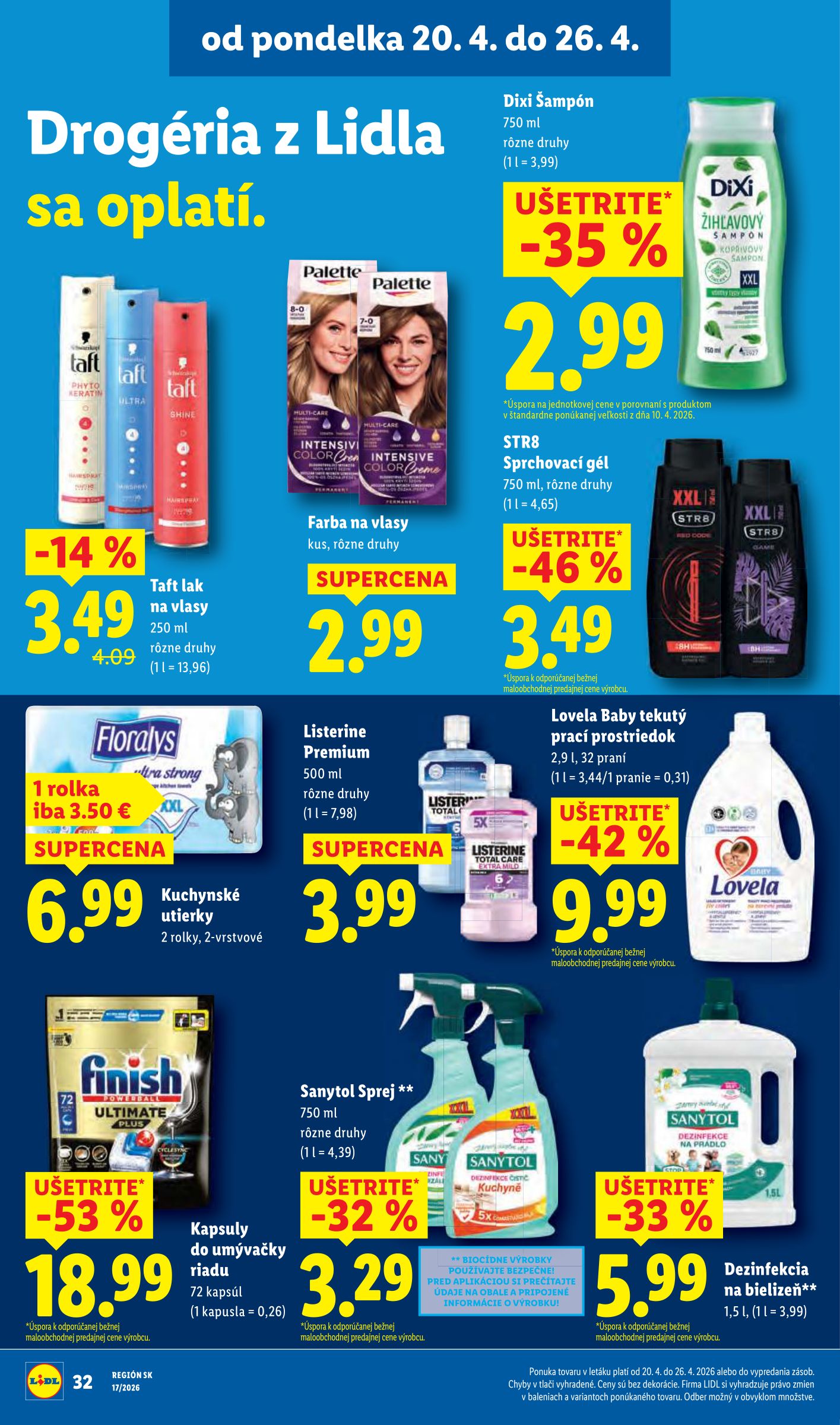 lidl - Nový leták Lidl od pondelka, 20.04.2026 do nedele, 26.04.2026 - page: 36