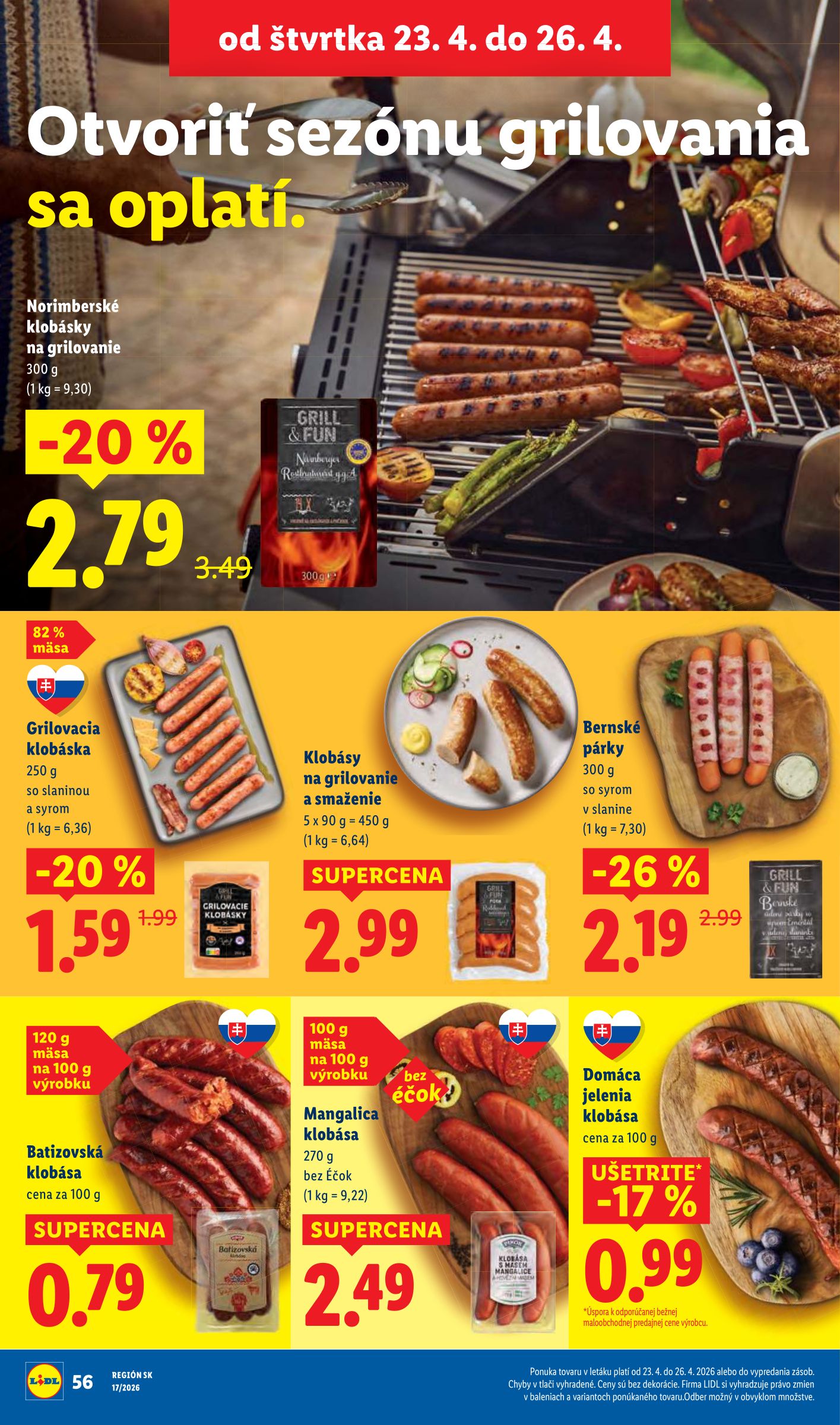 lidl - Nový leták Lidl od pondelka, 20.04.2026 do nedele, 26.04.2026 - page: 62