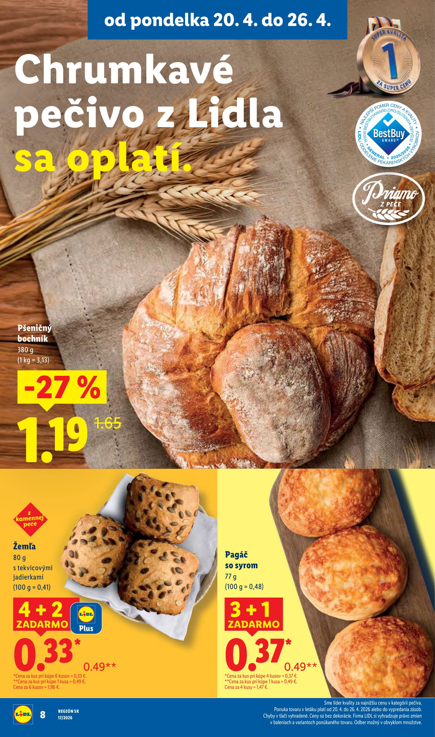 lidl - Nový leták Lidl od pondelka, 20.04.2026 do nedele, 26.04.2026 - page: 8