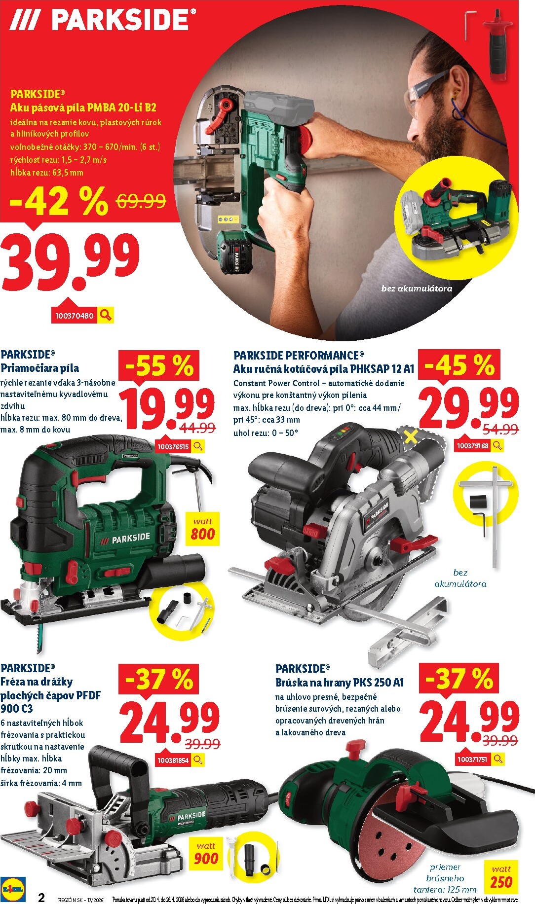 lidl - Aktuálny leták Lidl - Online ponuka od pondelka, 20.04.2026 do nedele, 26.04.2026 - page: 2