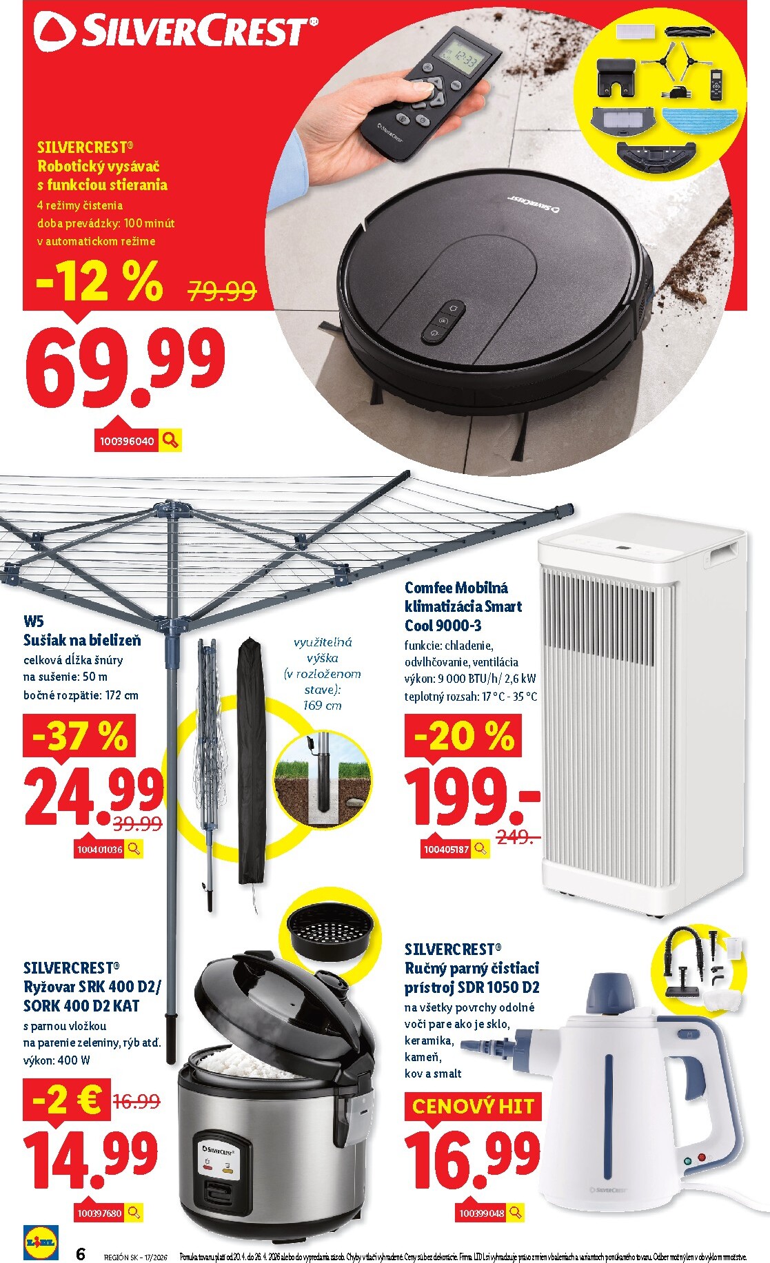 lidl - Aktuálny leták Lidl - Online ponuka od pondelka, 20.04.2026 do nedele, 26.04.2026 - page: 6