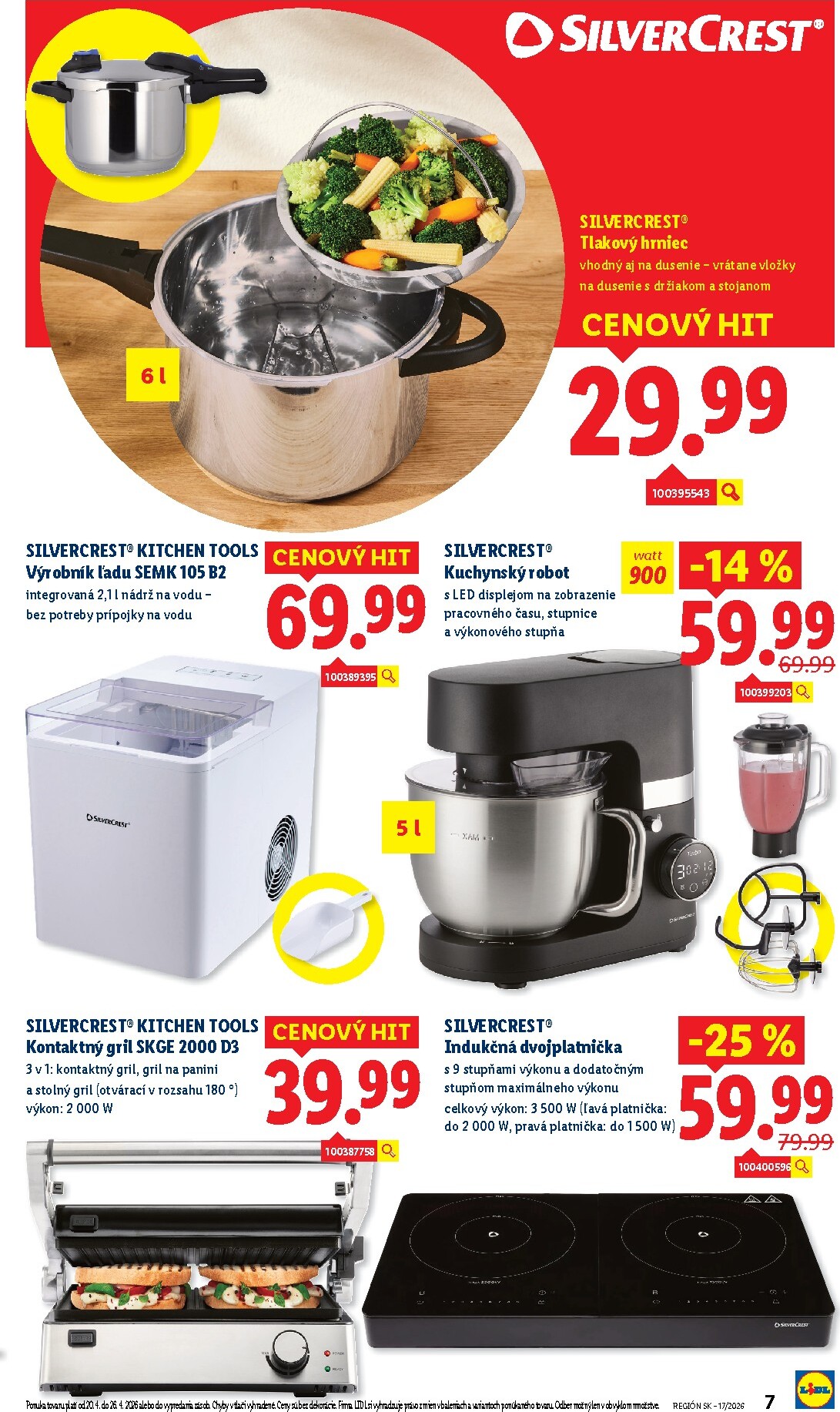 lidl - Aktuálny leták Lidl - Online ponuka od pondelka, 20.04.2026 do nedele, 26.04.2026 - page: 7