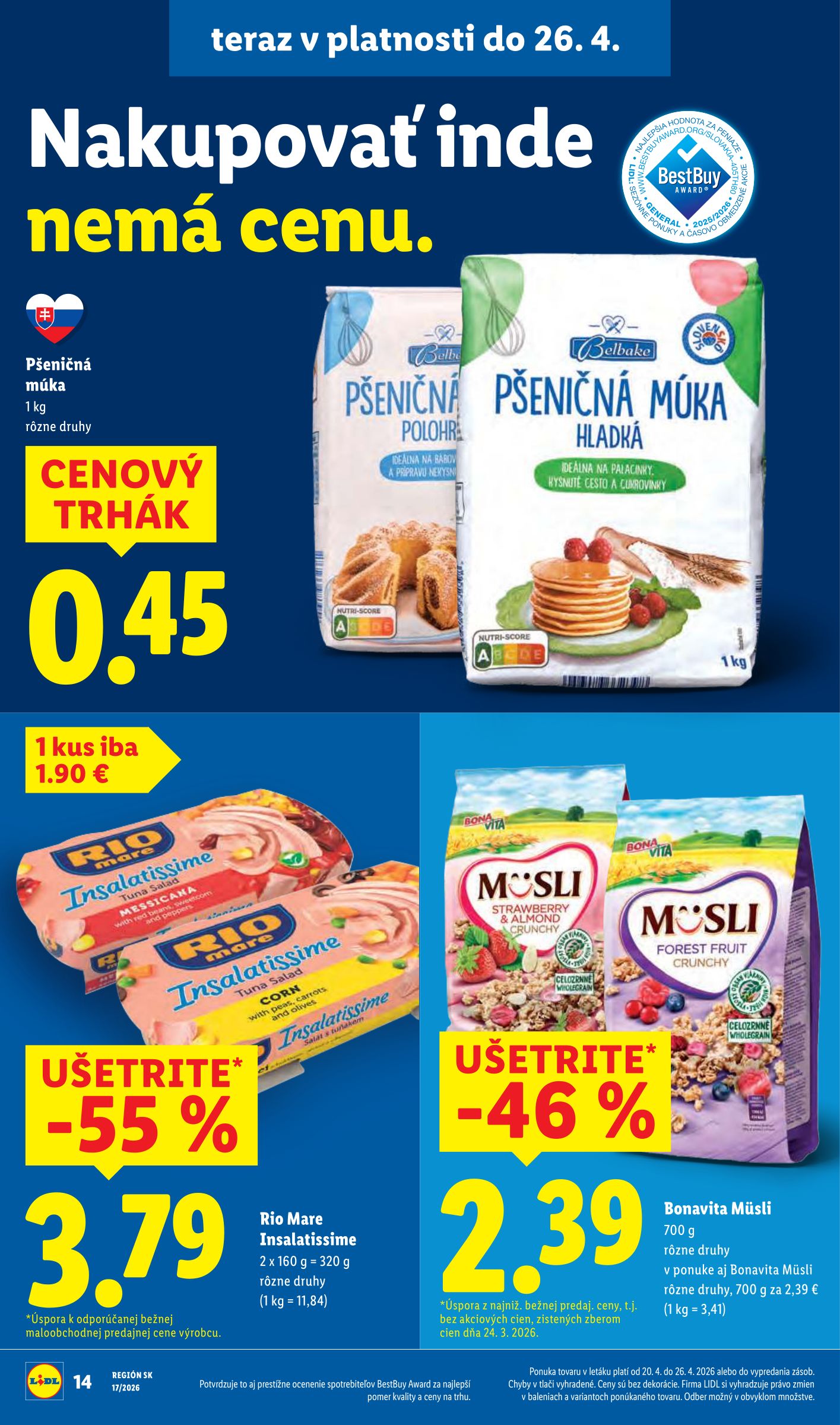lidl - Aktuálny leták Lidl od pondelka, 20.04.2026 do nedele, 26.04.2026 - page: 20