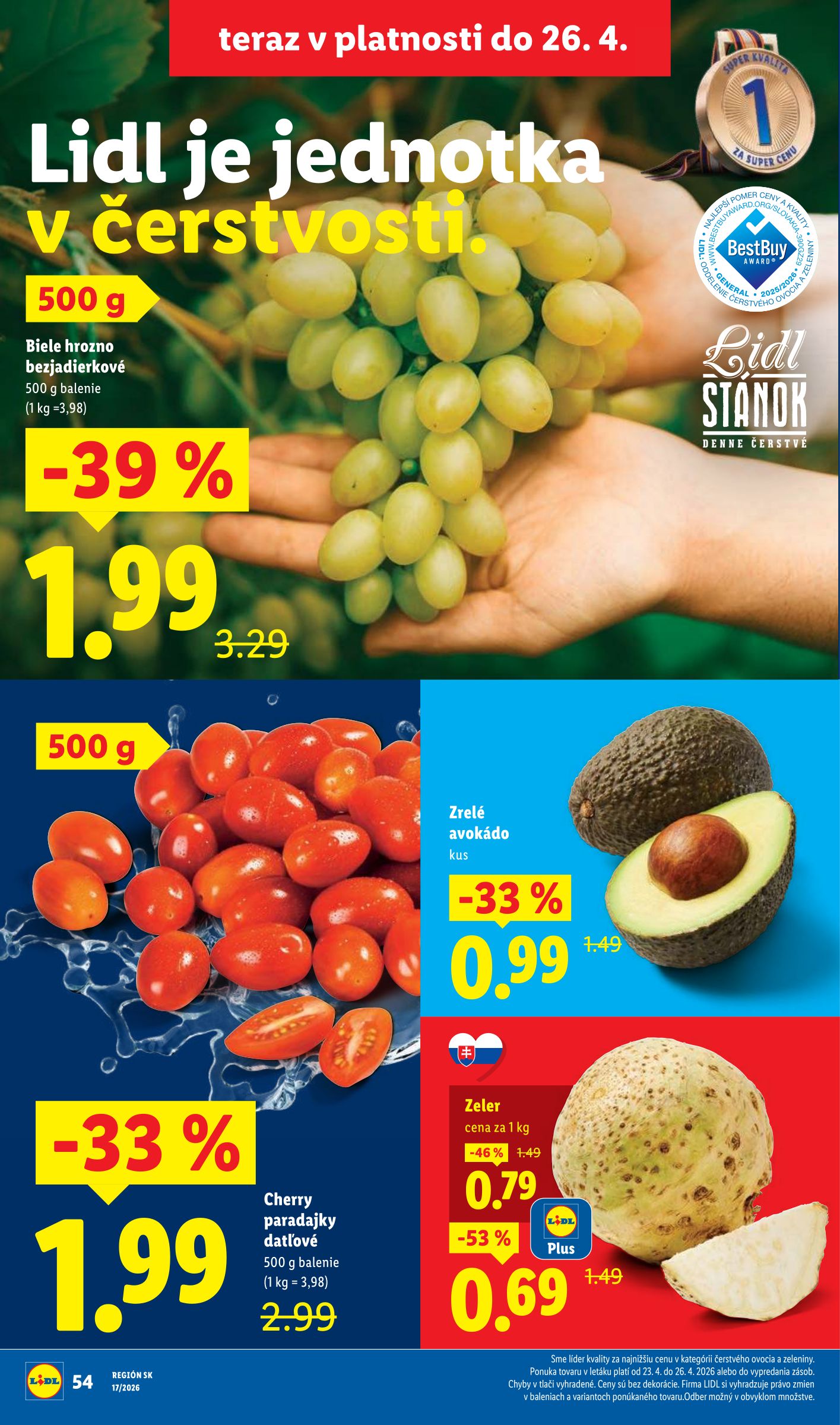 lidl - Aktuálny leták Lidl od pondelka, 20.04.2026 do nedele, 26.04.2026 - page: 8