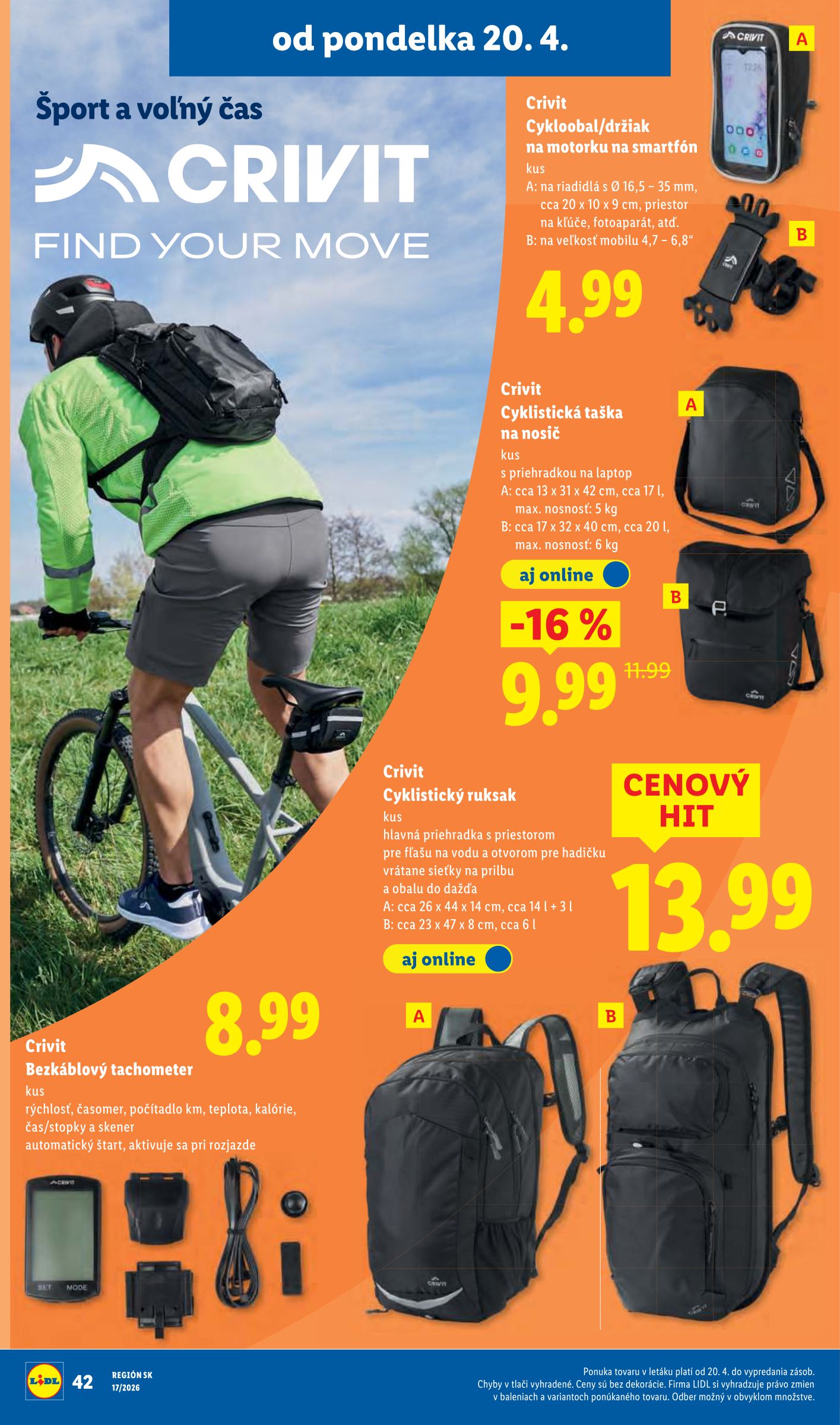 lidl - Aktuálny leták Lidl od pondelka, 20.04.2026 do nedele, 26.04.2026 - page: 88