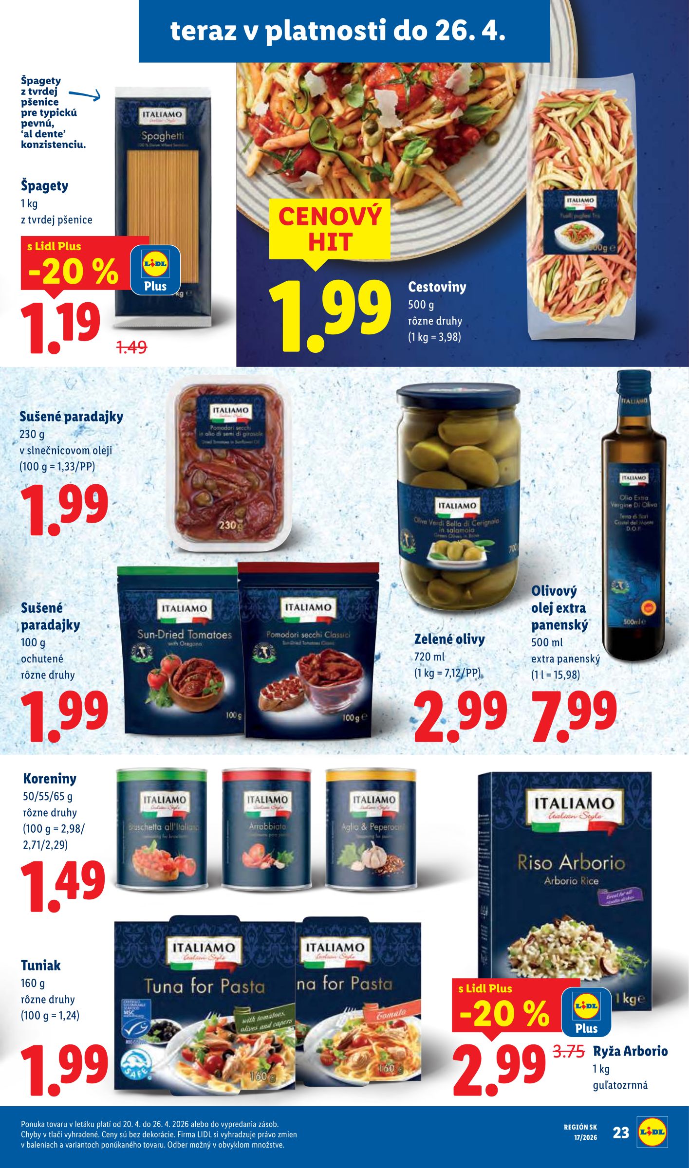 lidl - Aktuálny leták Lidl od pondelka, 20.04.2026 do nedele, 26.04.2026 - page: 47