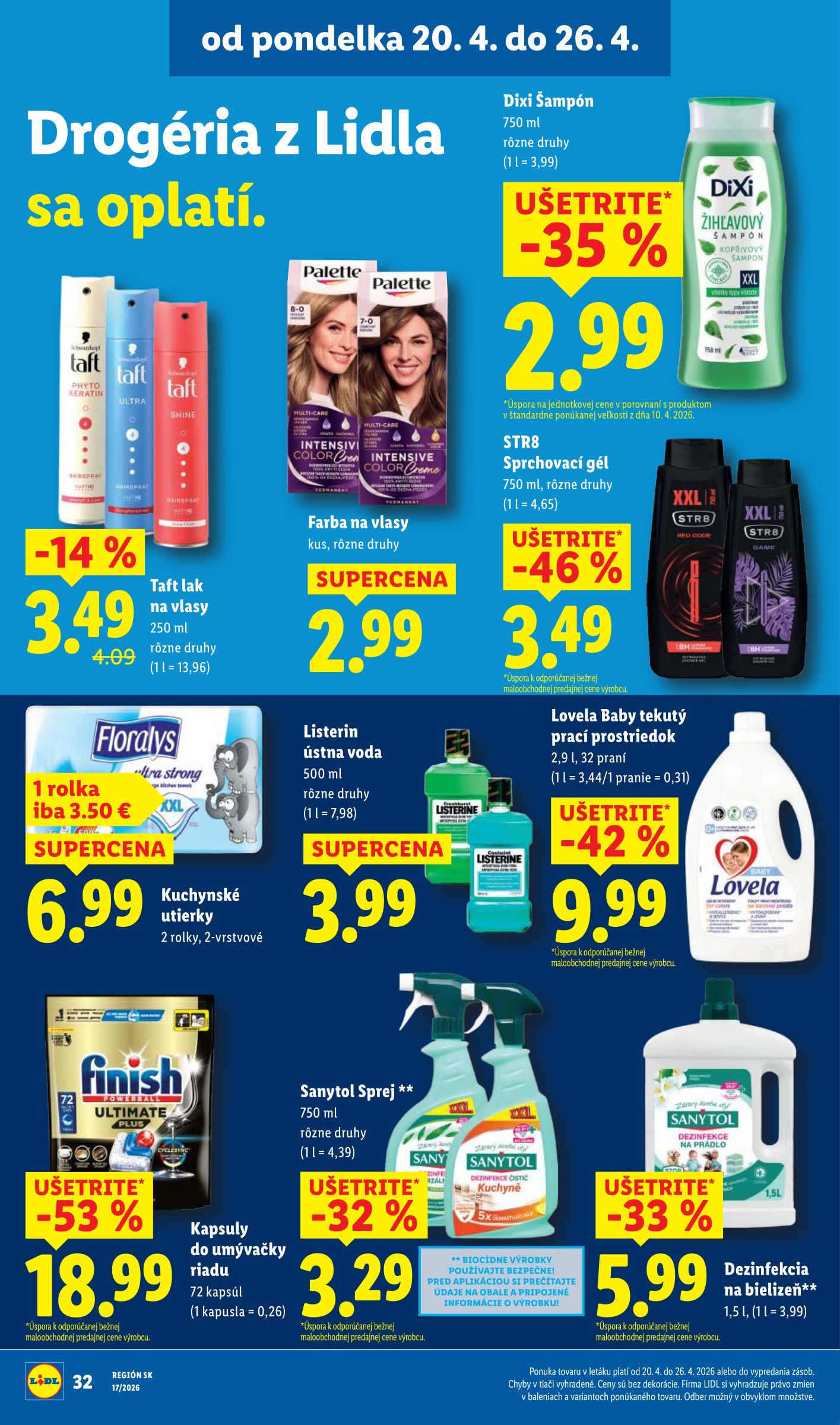 lidl - Aktuálny leták Lidl od pondelka, 20.04.2026 do nedele, 26.04.2026 - page: 60