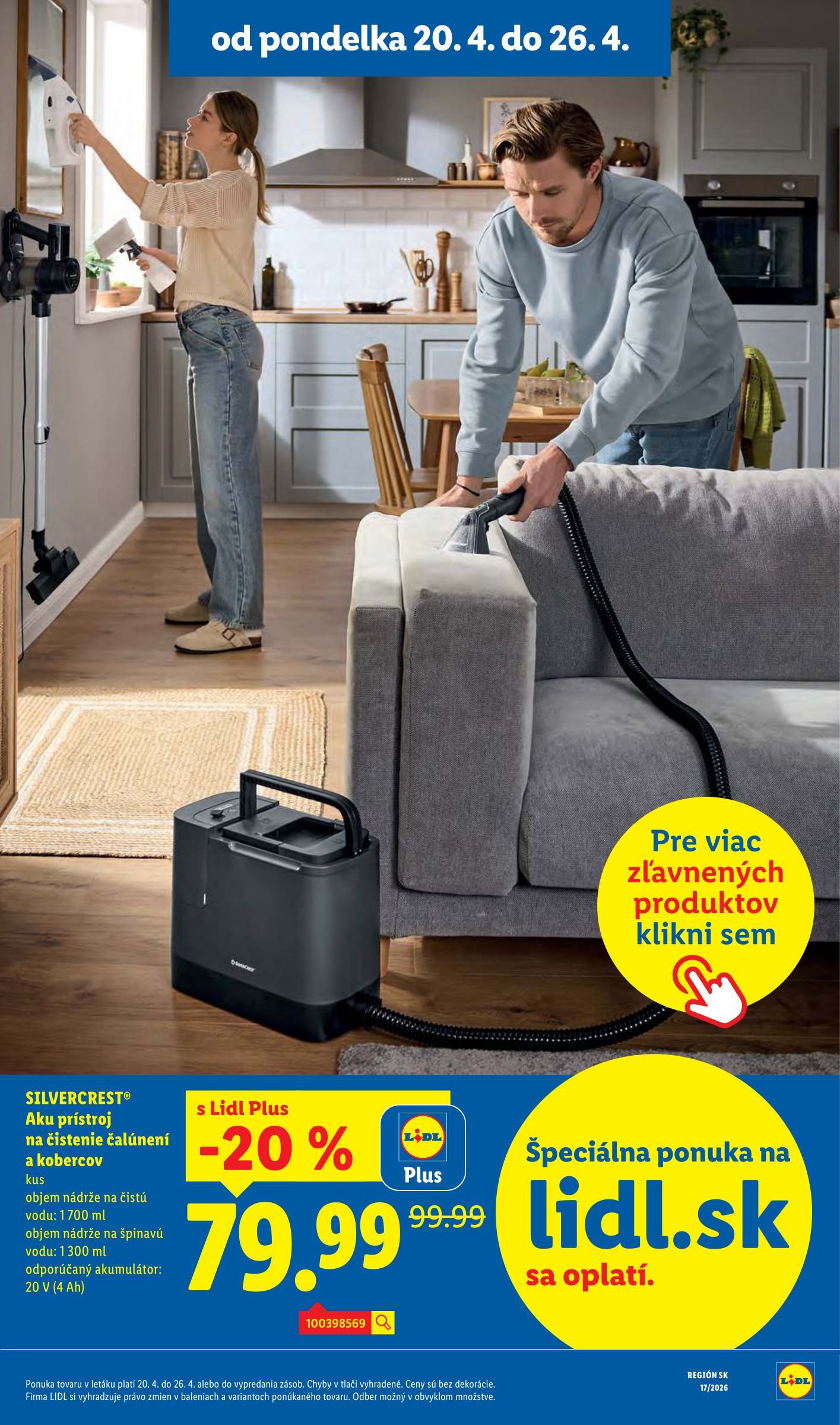 lidl - Aktuálny leták Lidl od pondelka, 20.04.2026 do nedele, 26.04.2026 - page: 94