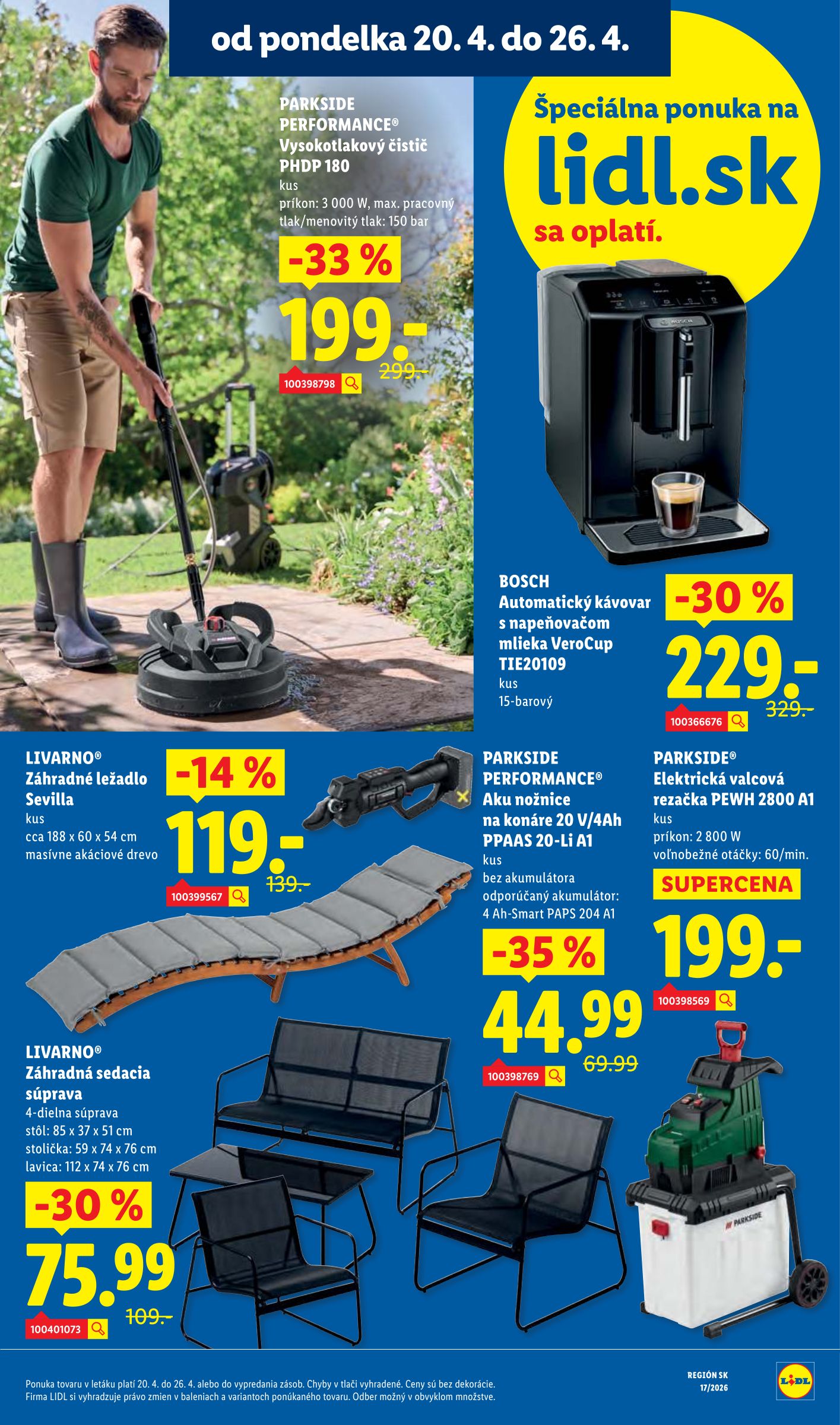 lidl - Aktuálny leták Lidl od pondelka, 20.04.2026 do nedele, 26.04.2026 - page: 93