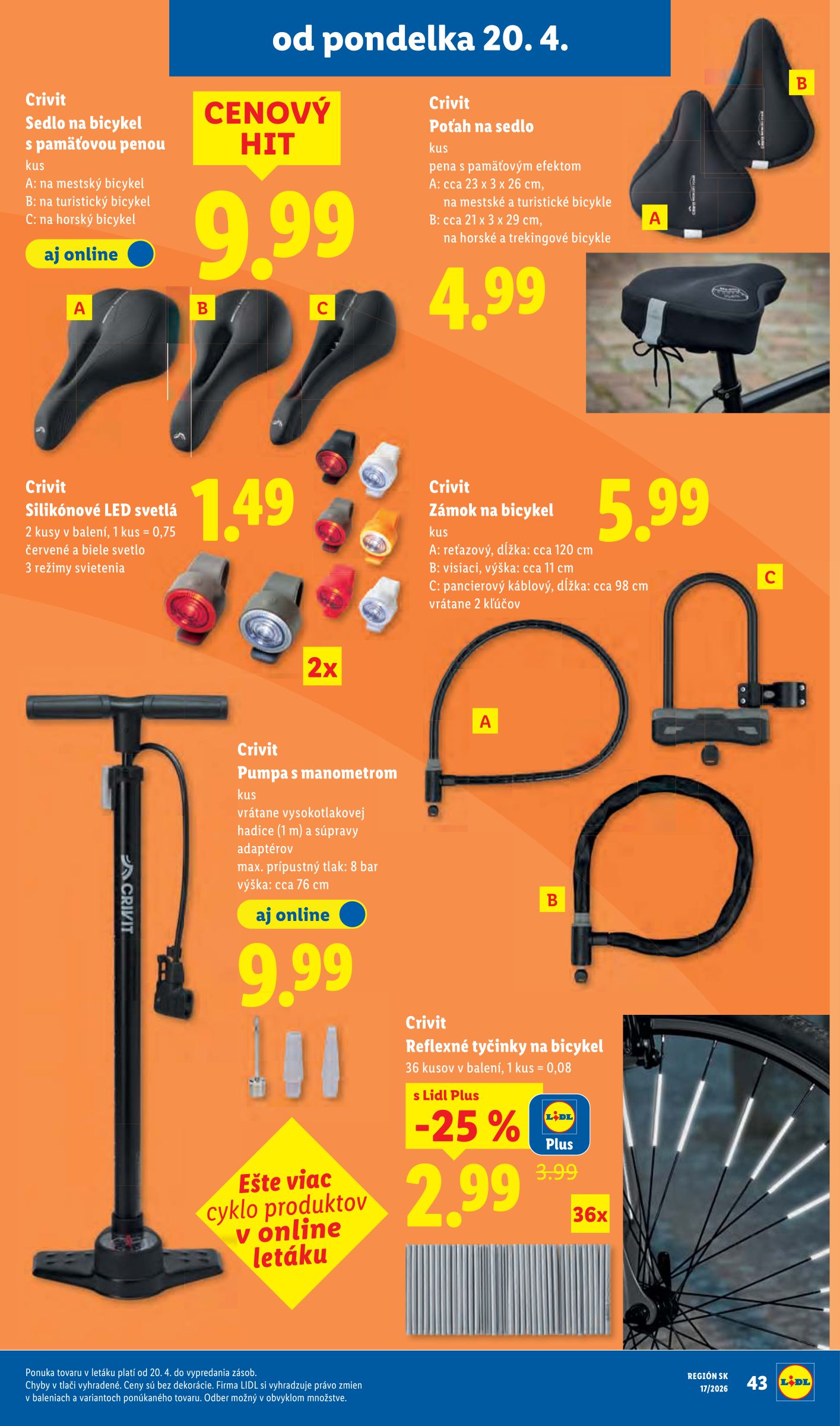 lidl - Aktuálny leták Lidl od pondelka, 20.04.2026 do nedele, 26.04.2026 - page: 89