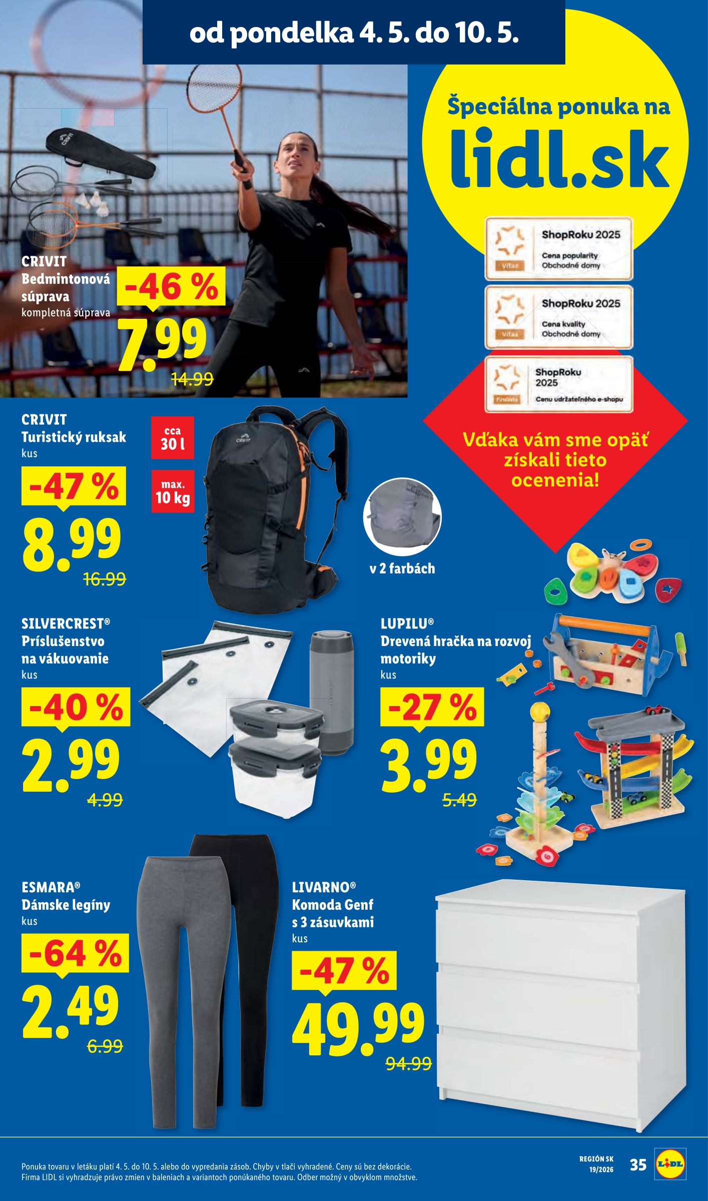 lidl - Nový leták Lidl od pondelka, 04.05.2026 do nedele, 10.05.2026 - page: 10