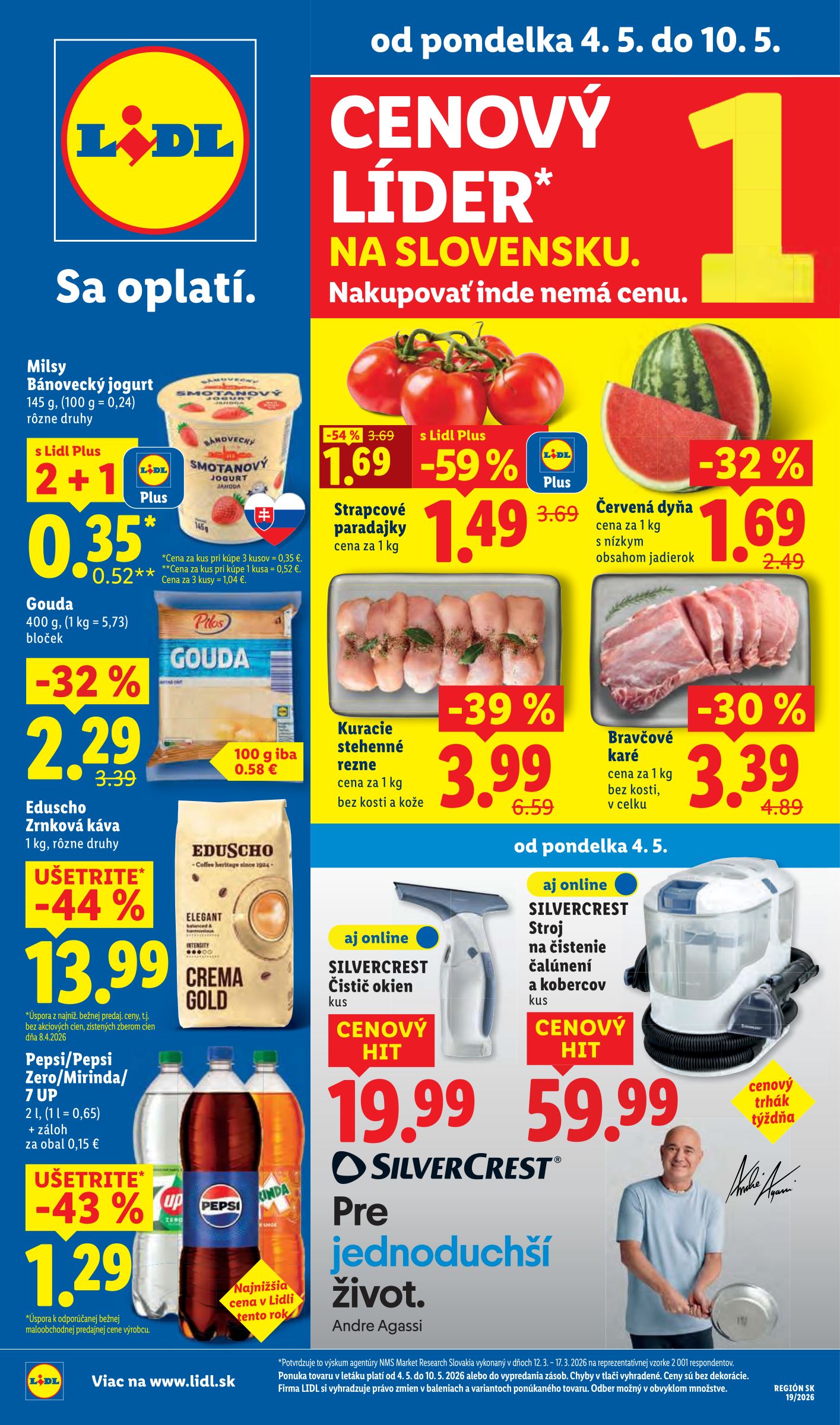 lidl - Nový leták Lidl od pondelka, 04.05.2026 do nedele, 10.05.2026 - page: 1