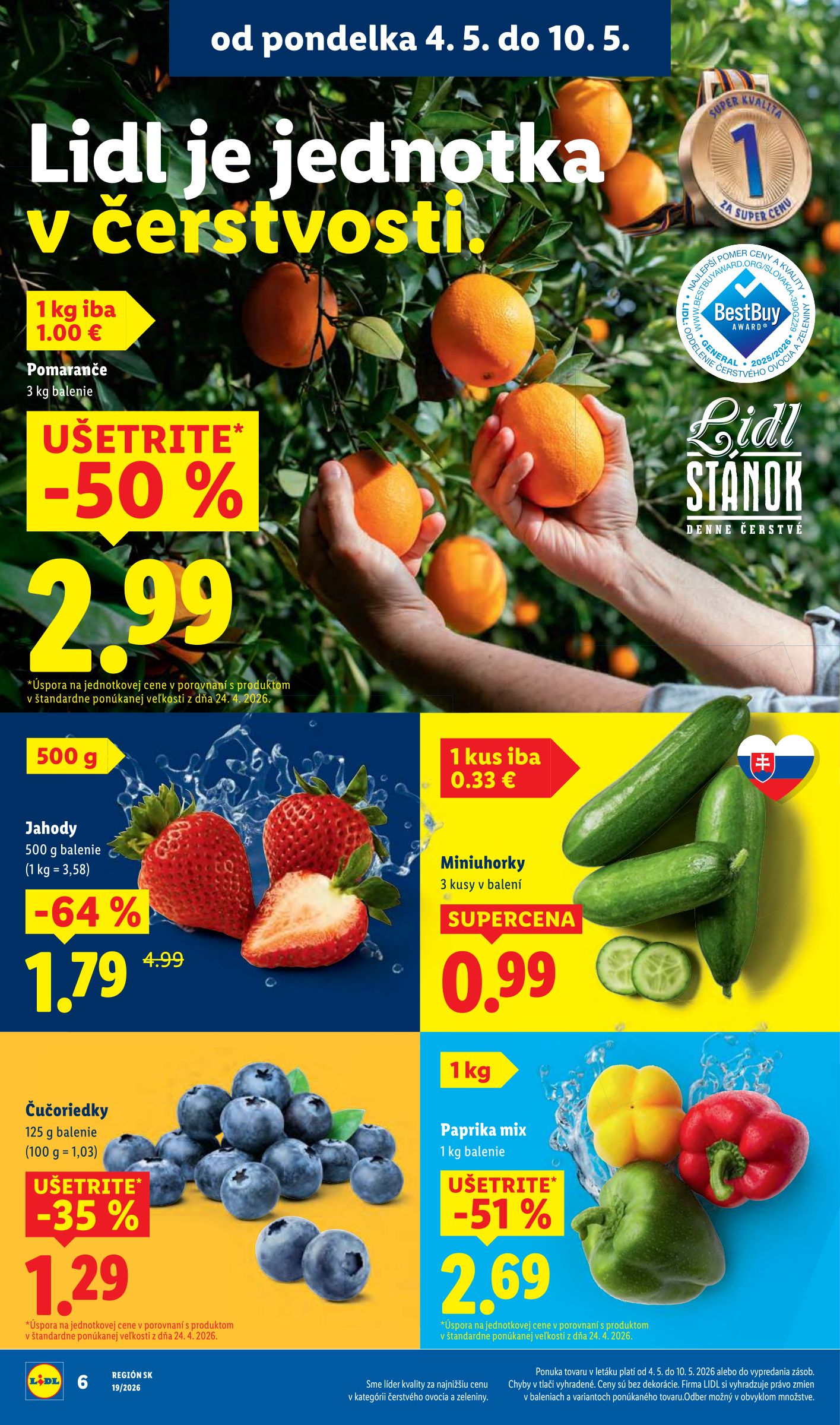 lidl - Nový leták Lidl od pondelka, 04.05.2026 do nedele, 10.05.2026 - page: 4