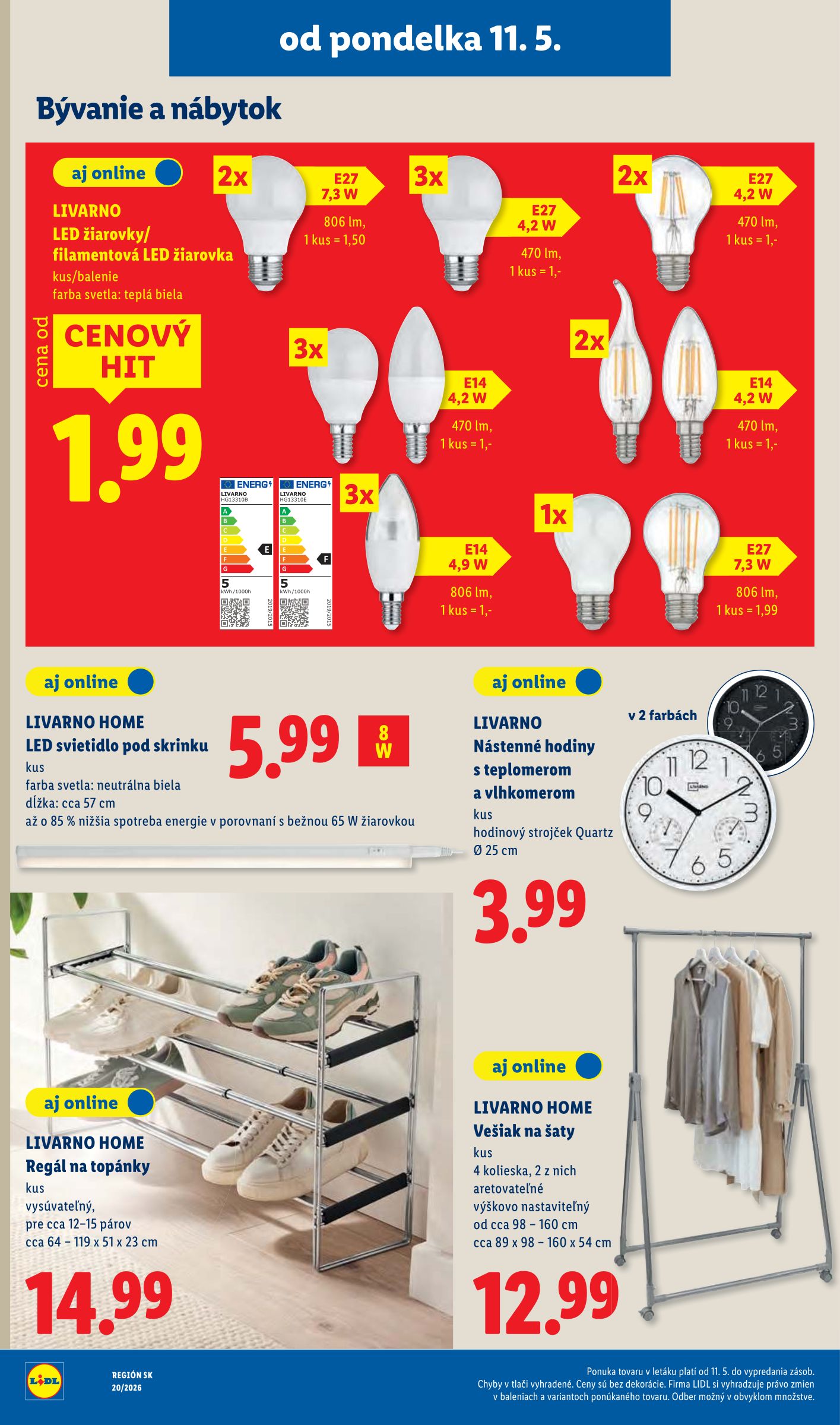 lidl - Aktuálny leták Lidl od pondelka, 11.05.2026 do nedele, 17.05.2026 - page: 52