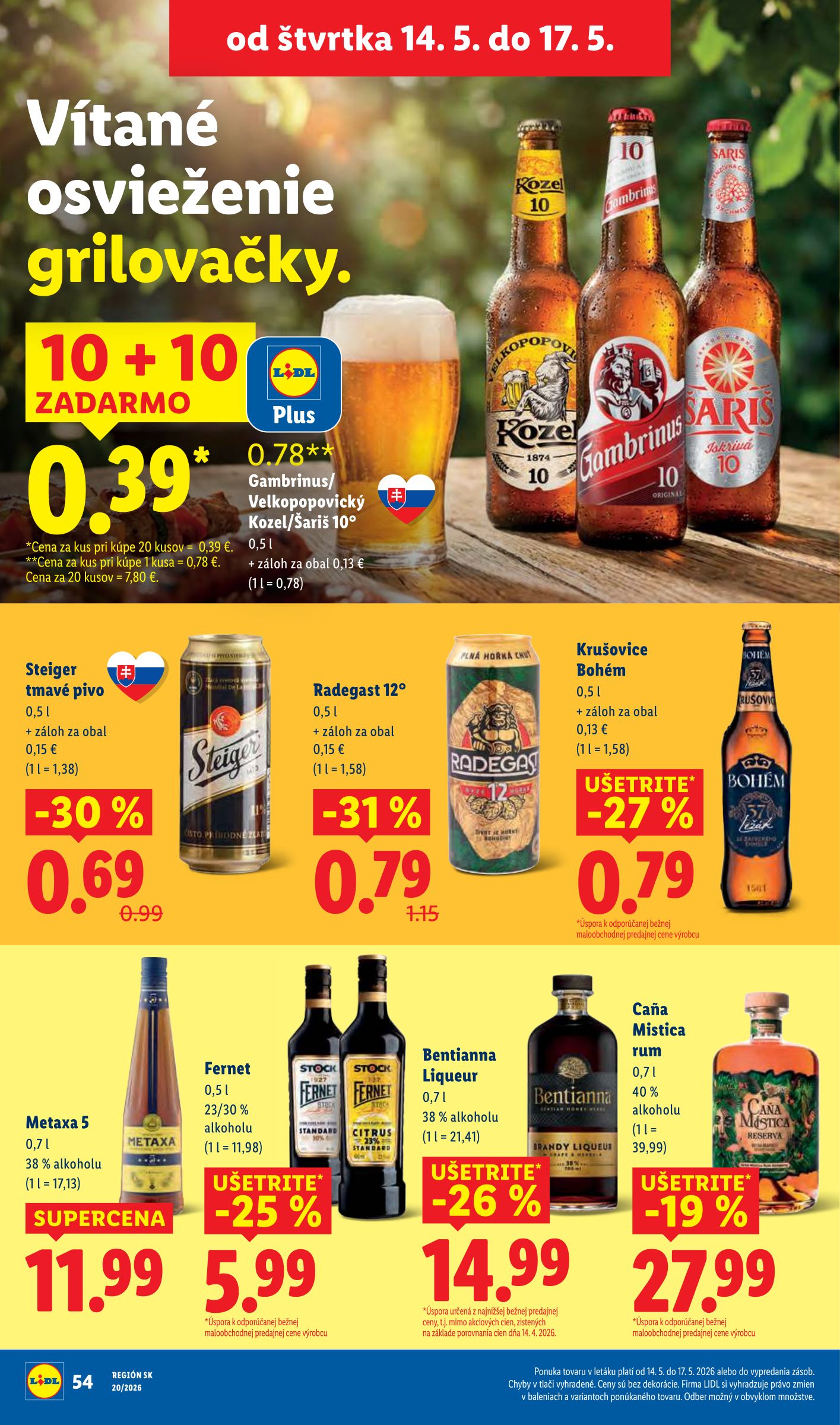 lidl - Aktuálny leták Lidl od pondelka, 11.05.2026 do nedele, 17.05.2026 - page: 66
