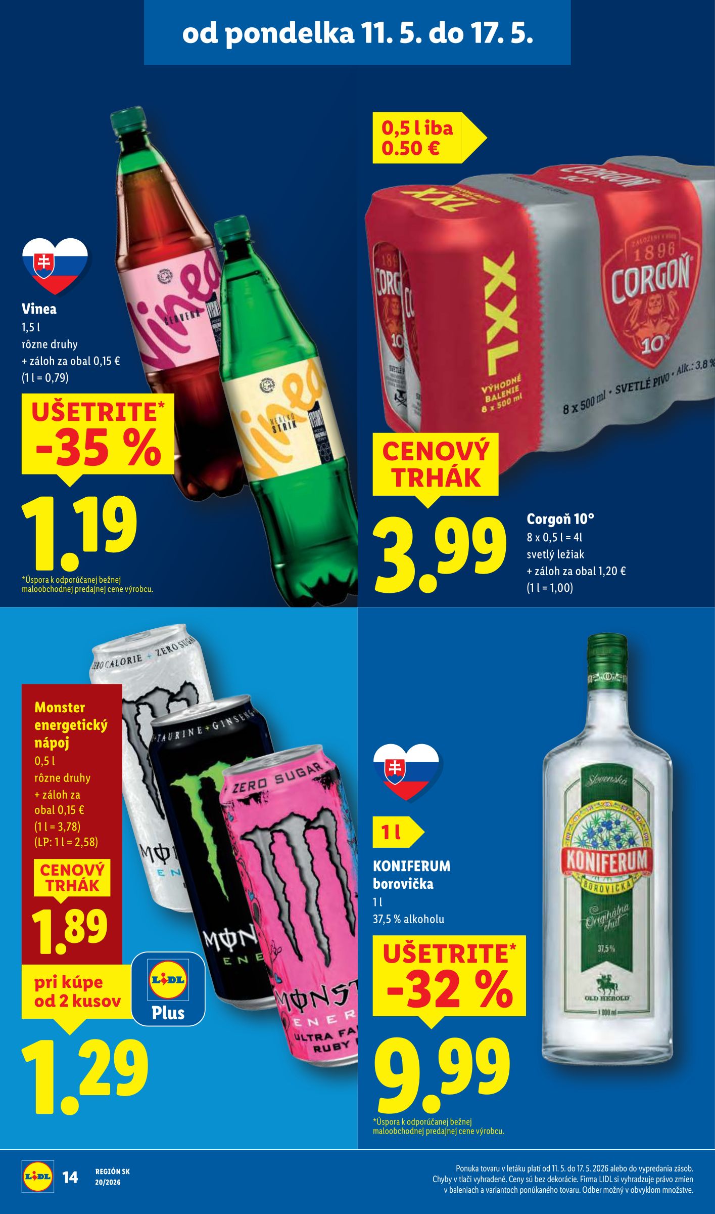 lidl - Aktuálny leták Lidl od pondelka, 11.05.2026 do nedele, 17.05.2026 - page: 20