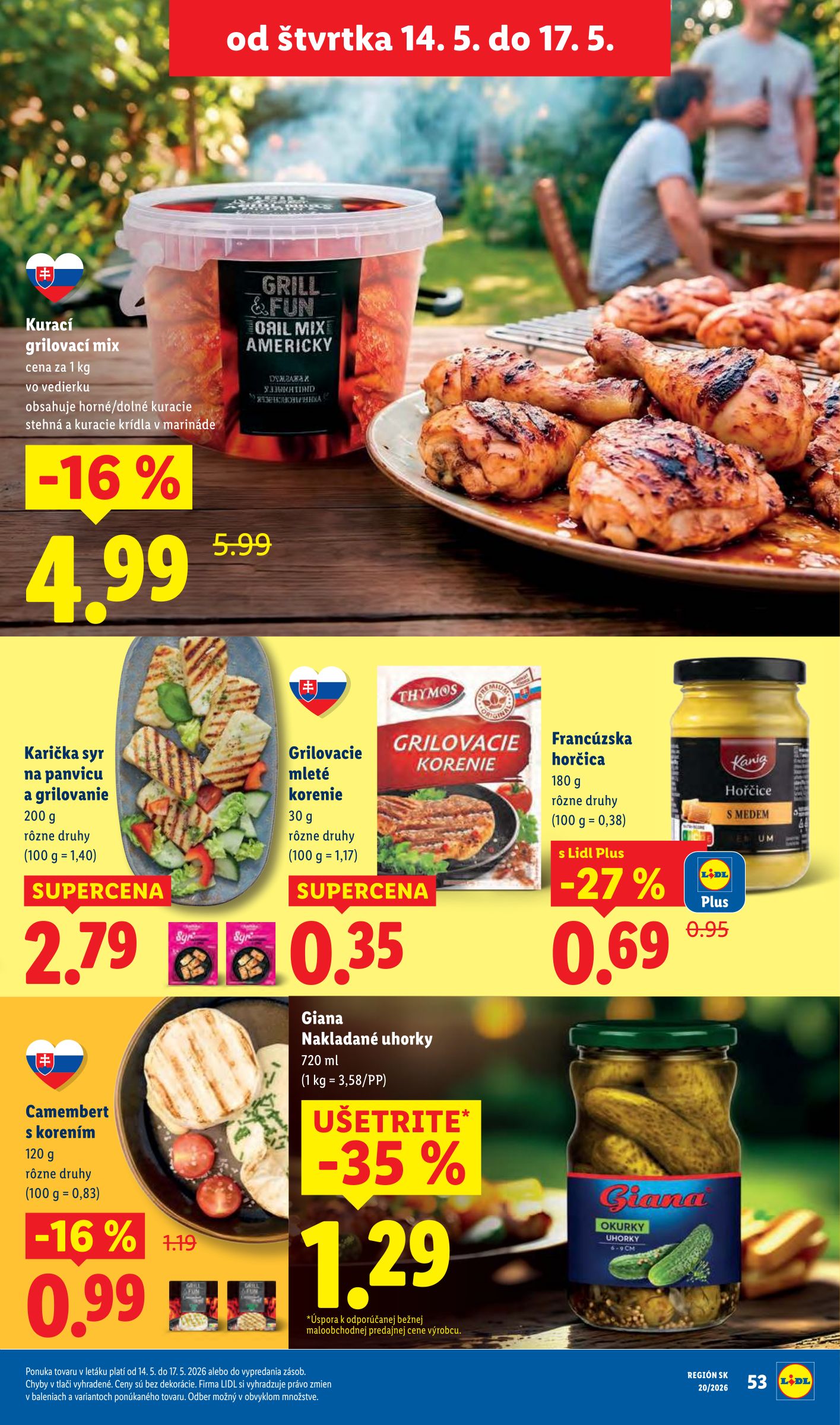 lidl - Aktuálny leták Lidl od pondelka, 11.05.2026 do nedele, 17.05.2026 - page: 63