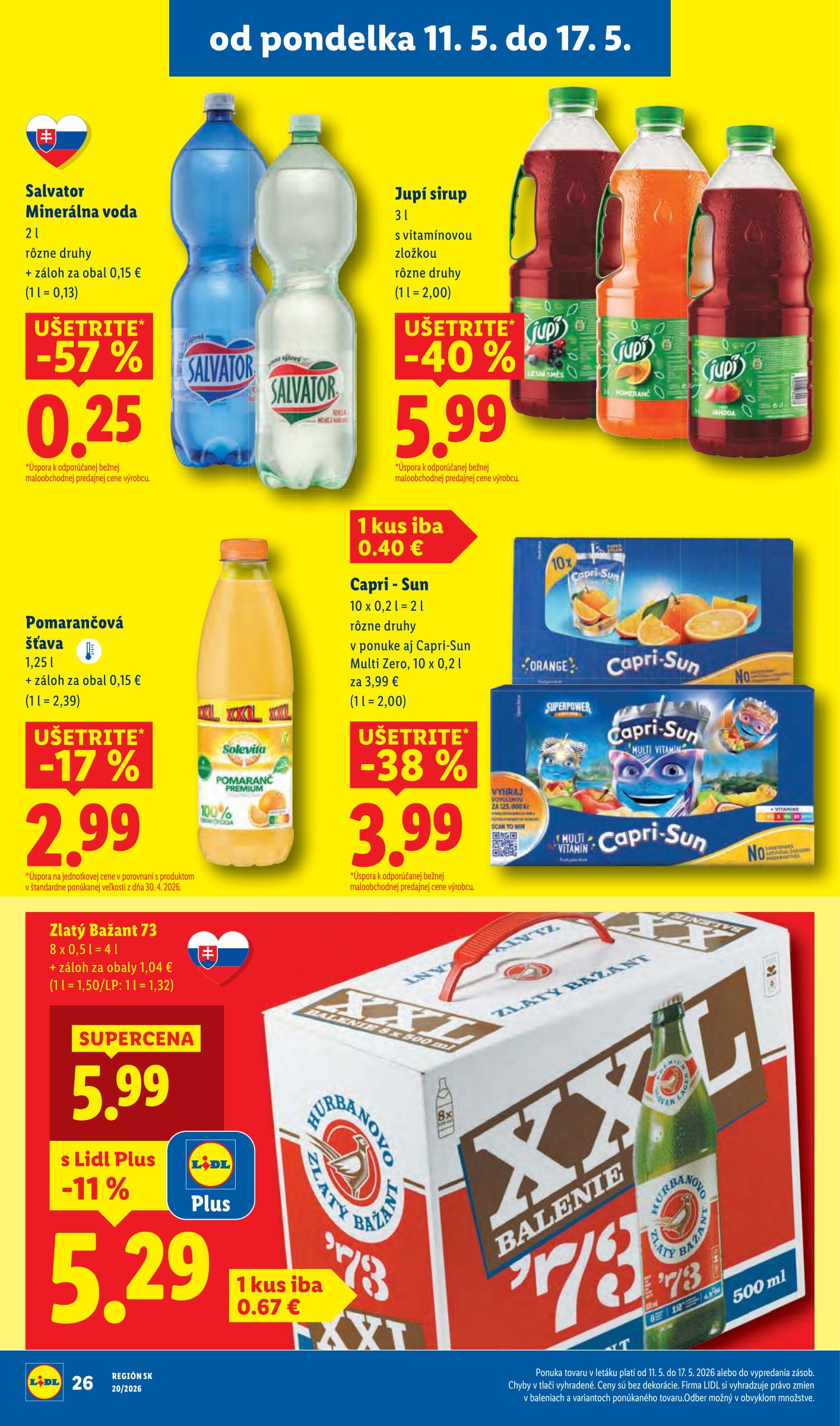 lidl - Aktuálny leták Lidl od pondelka, 11.05.2026 do nedele, 17.05.2026 - page: 34