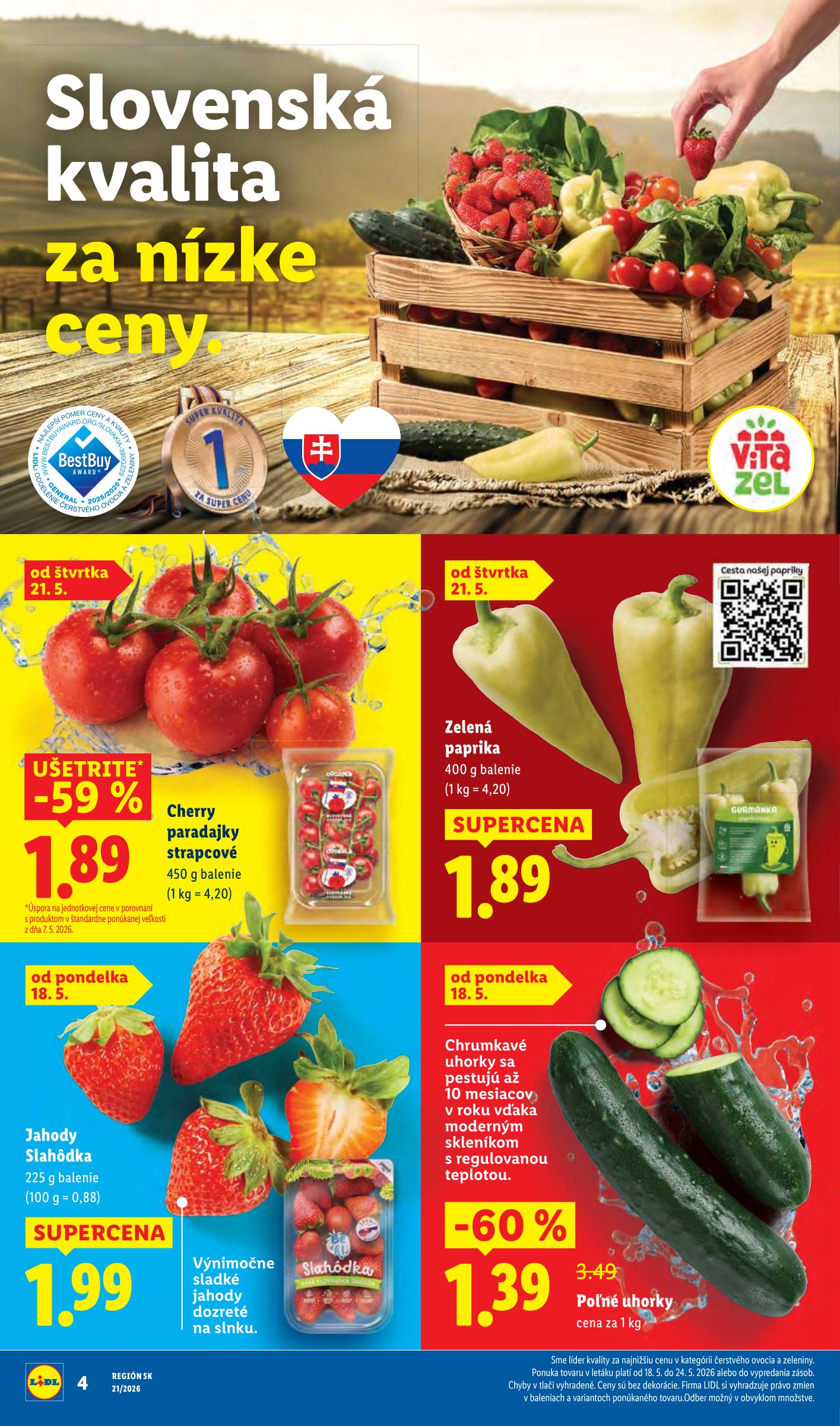 lidl - Nový Lidl leták od pondelka, 18.05.2026 do nedele, 24.05.2026 - page: 4
