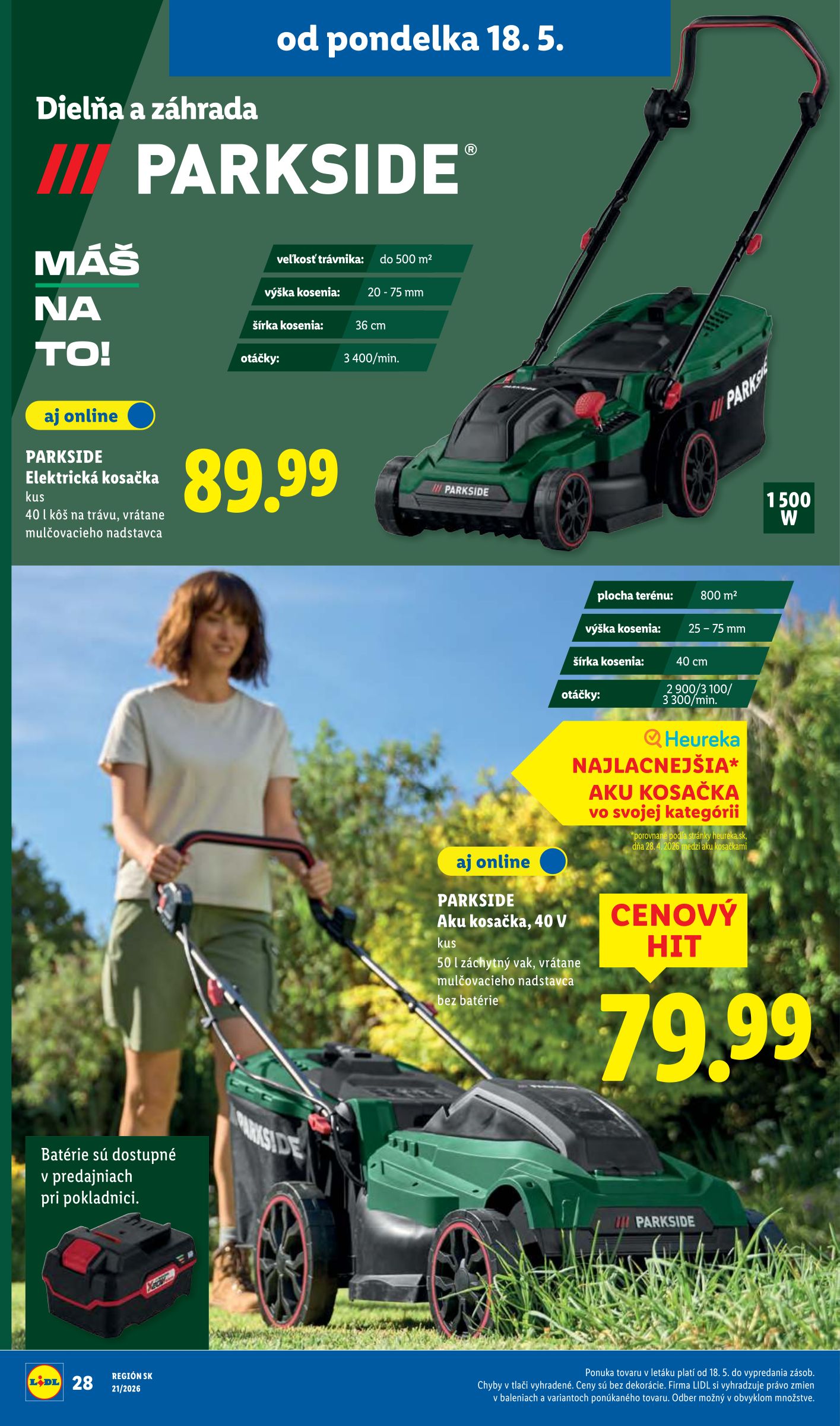 lidl - Nový Lidl leták od pondelka, 18.05.2026 do nedele, 24.05.2026 - page: 36