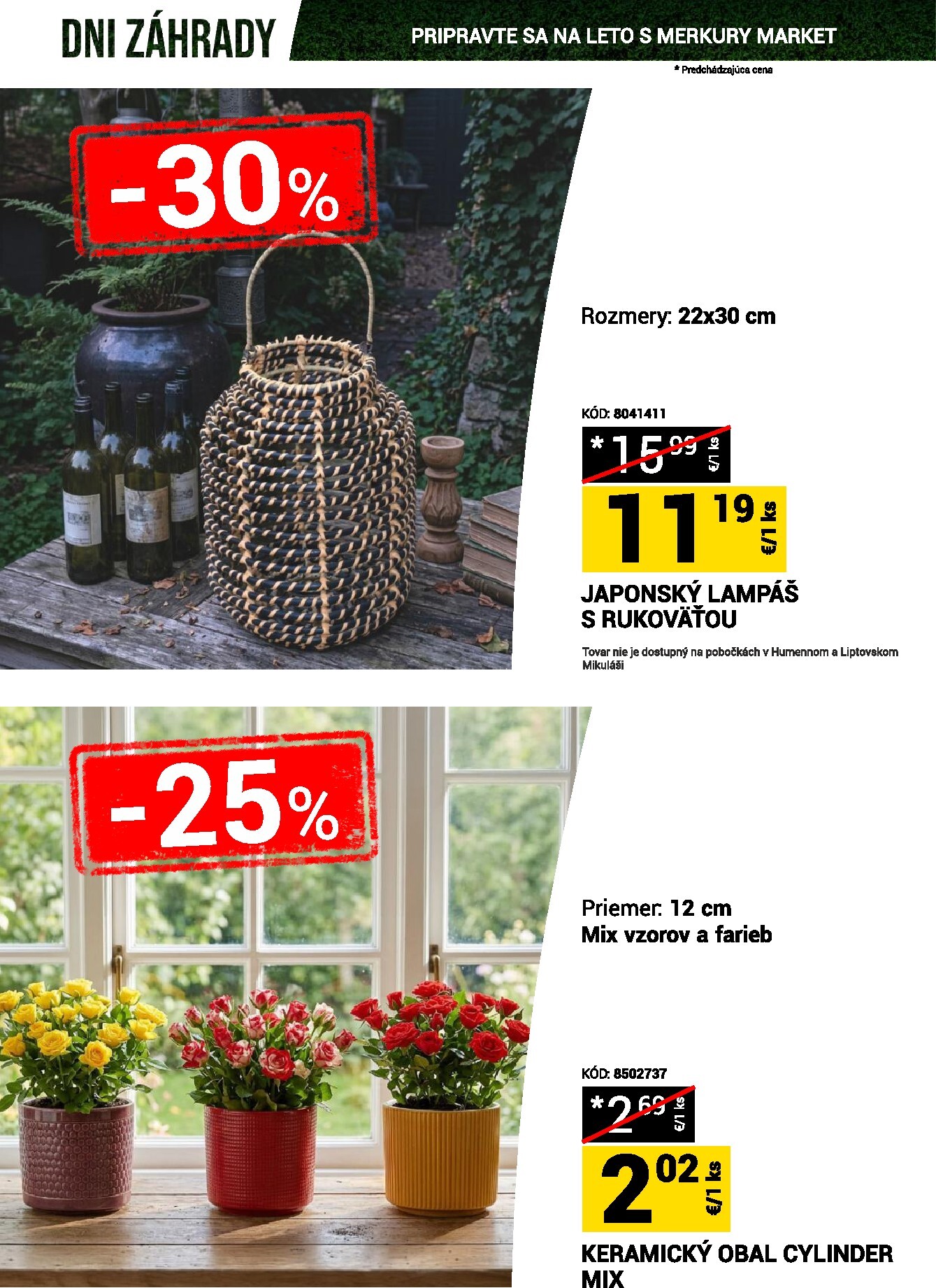merkury-market - Aktuálny Merkury Market - Dni záhrady leták od soboty, 23.05.2026 do nedele, 31.05.2026 - page: 8