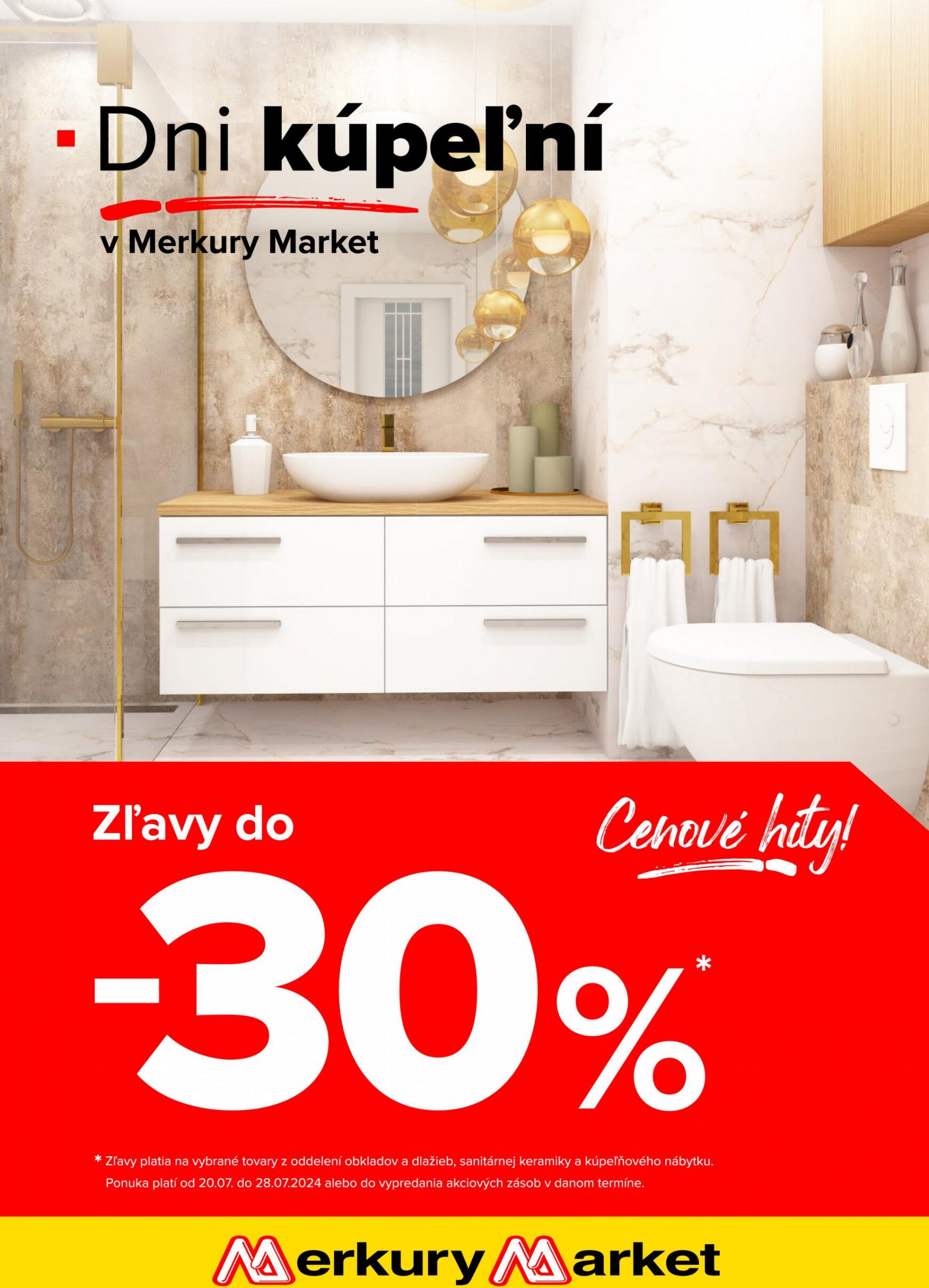 merkury-market - Merkury Market - Dni kúpeľní leták platný od 20.07. - 28.07.