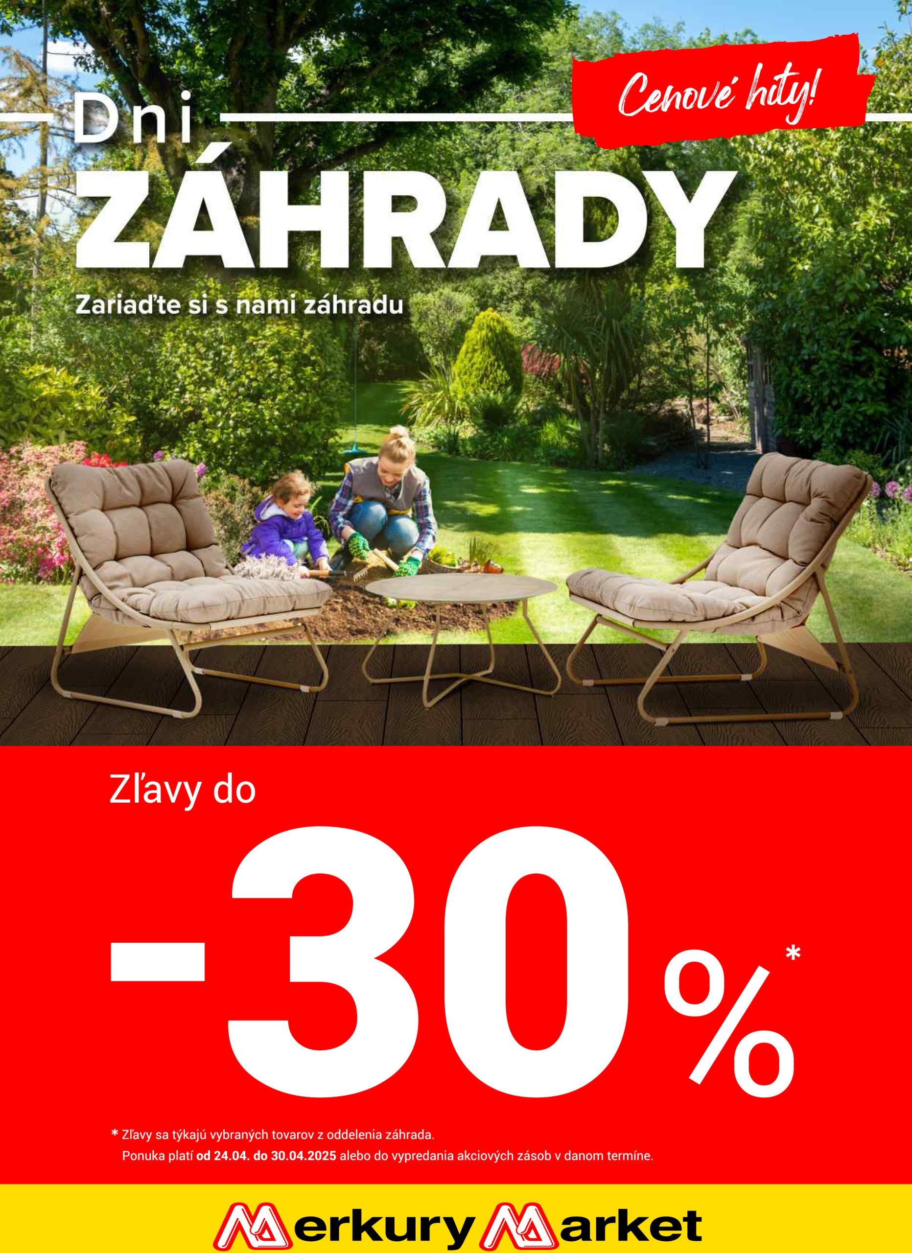 merkury-market - Merkury Market - Dni záhrady leták platný od 24.04. - 30.04.