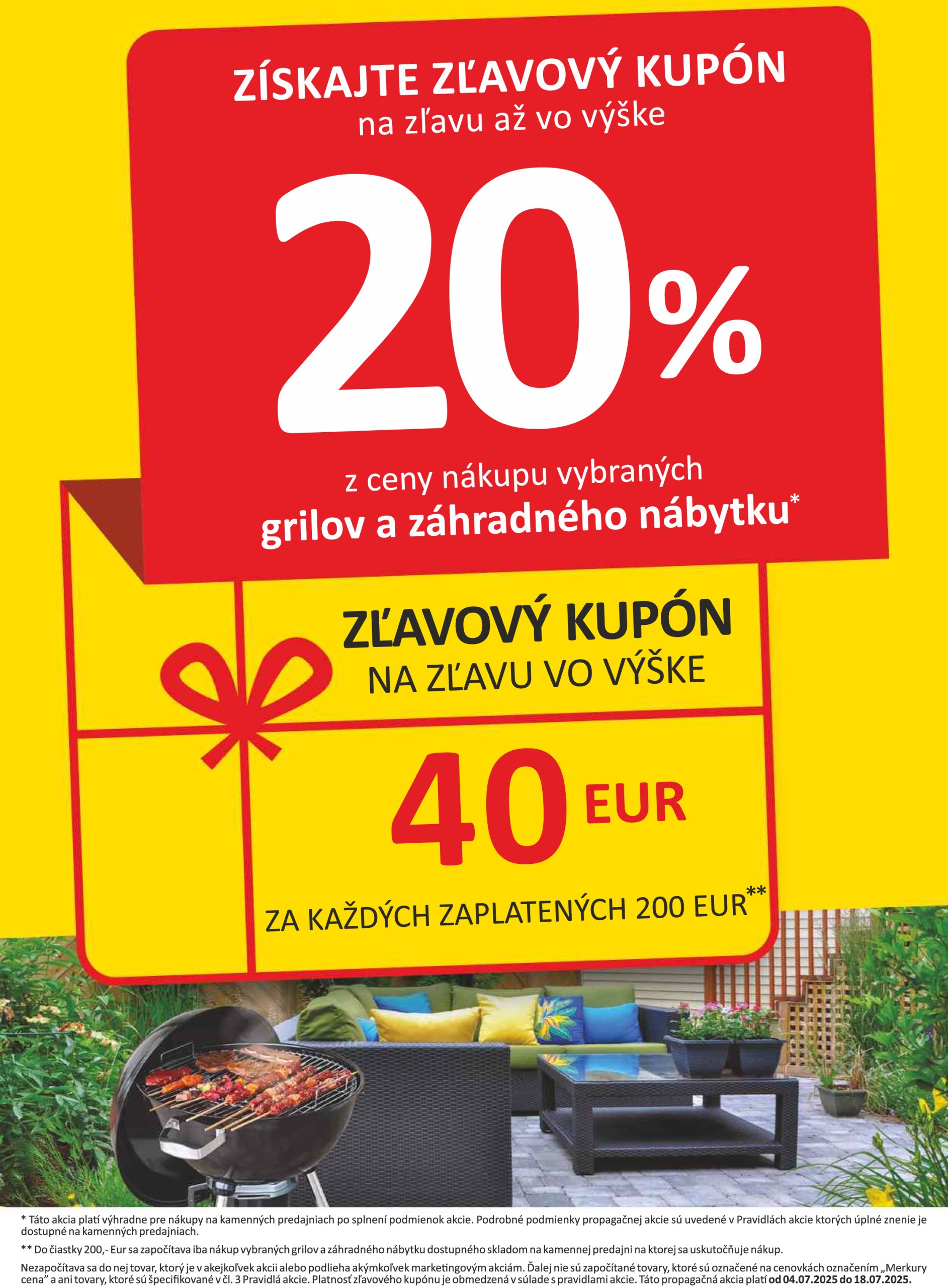 merkury-market - Leták Merkury Market - Získajte zľavový kupón! platný od 04.07. do 18.07.