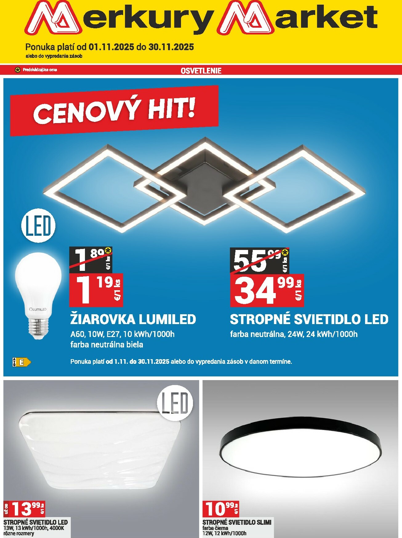 merkury-market - Leták Merkury Market platný od 01.11. do 30.11.