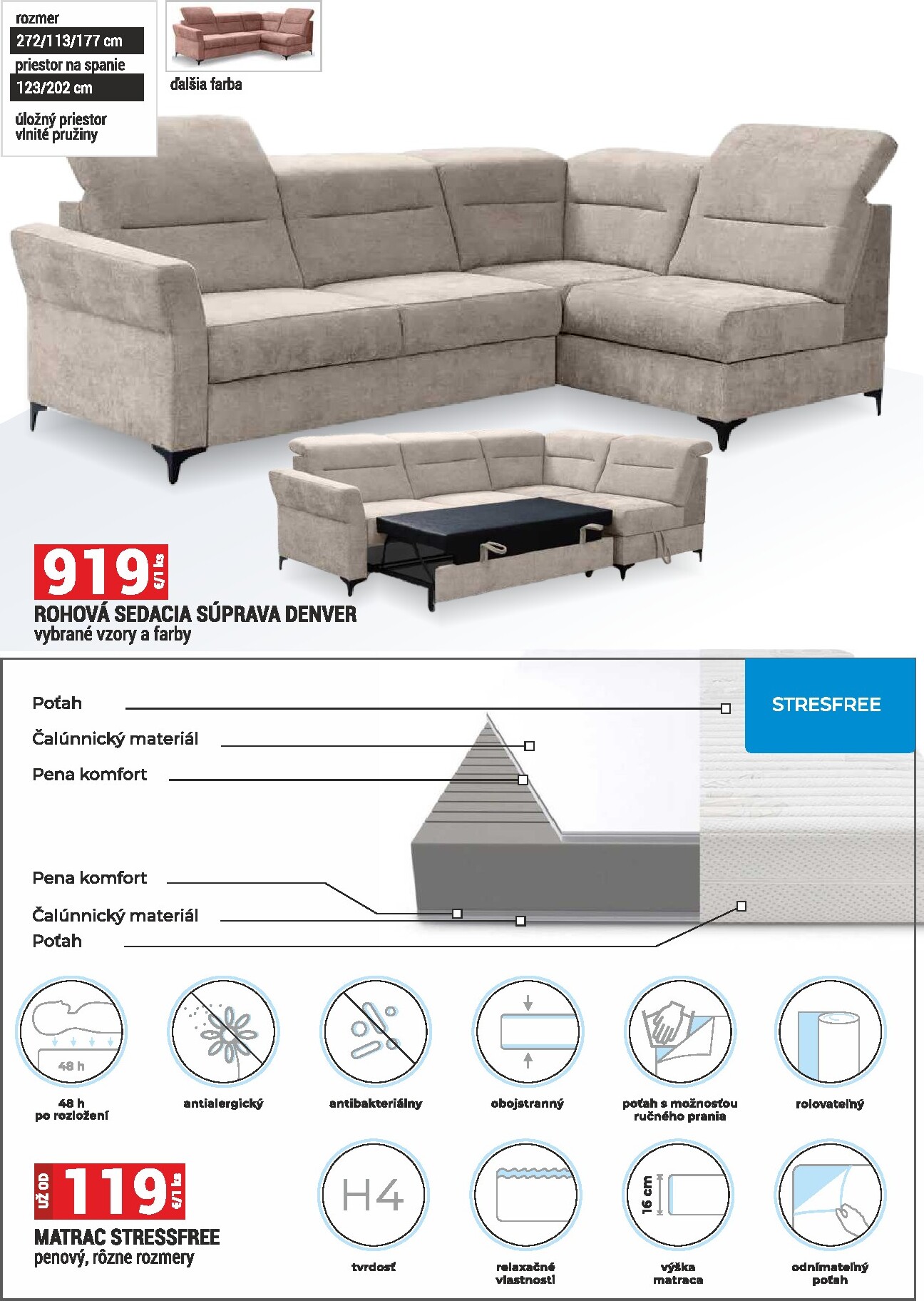 merkury-market - Leták Merkury Market - Nábytok, sedačky, matrace platný od 01.03.2026 do 31.03.2026 - page: 39