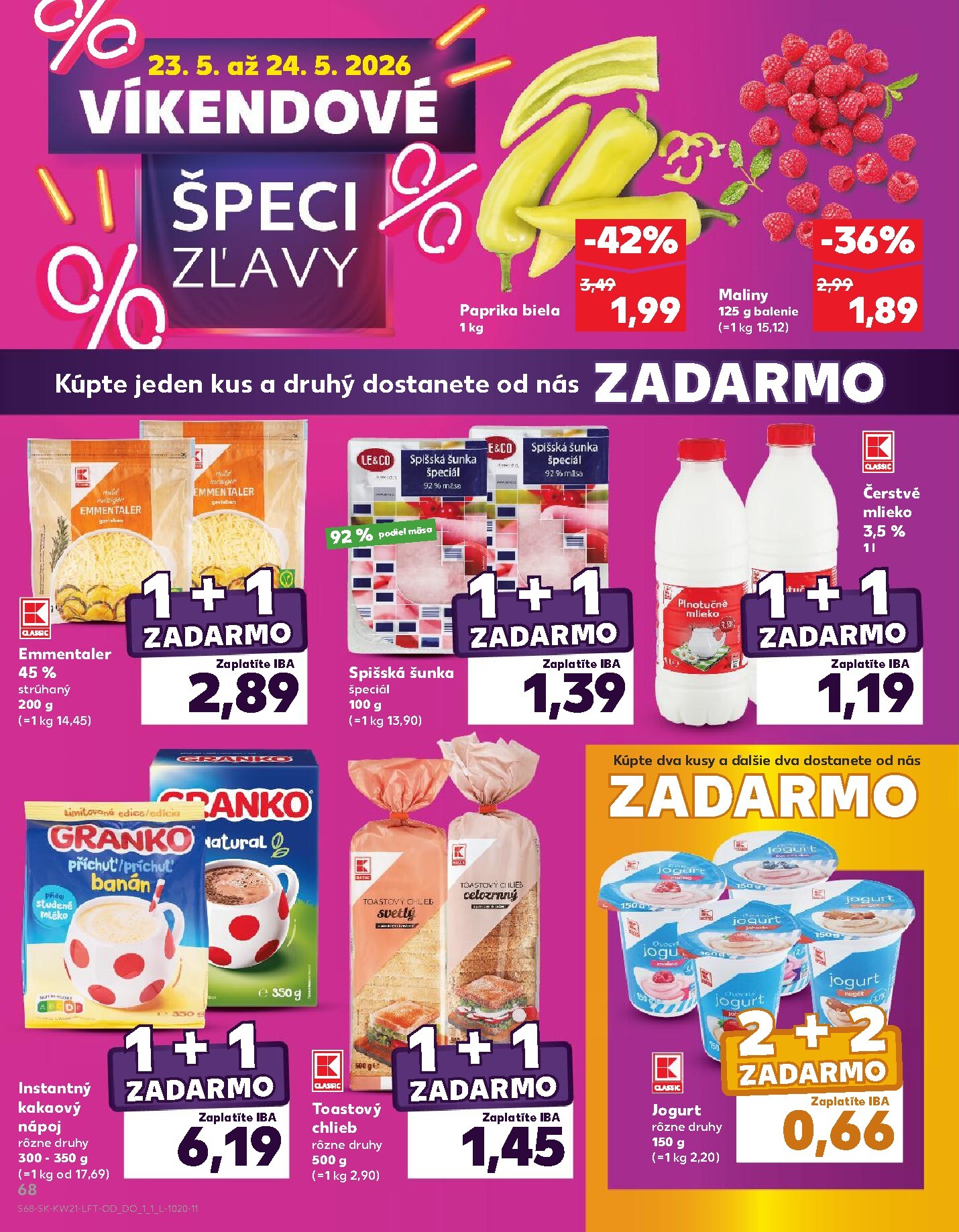 kaufland - Nový Kaufland leták od štvrtka, 21.05.2026 do stredy, 27.05.2026 - page: 68