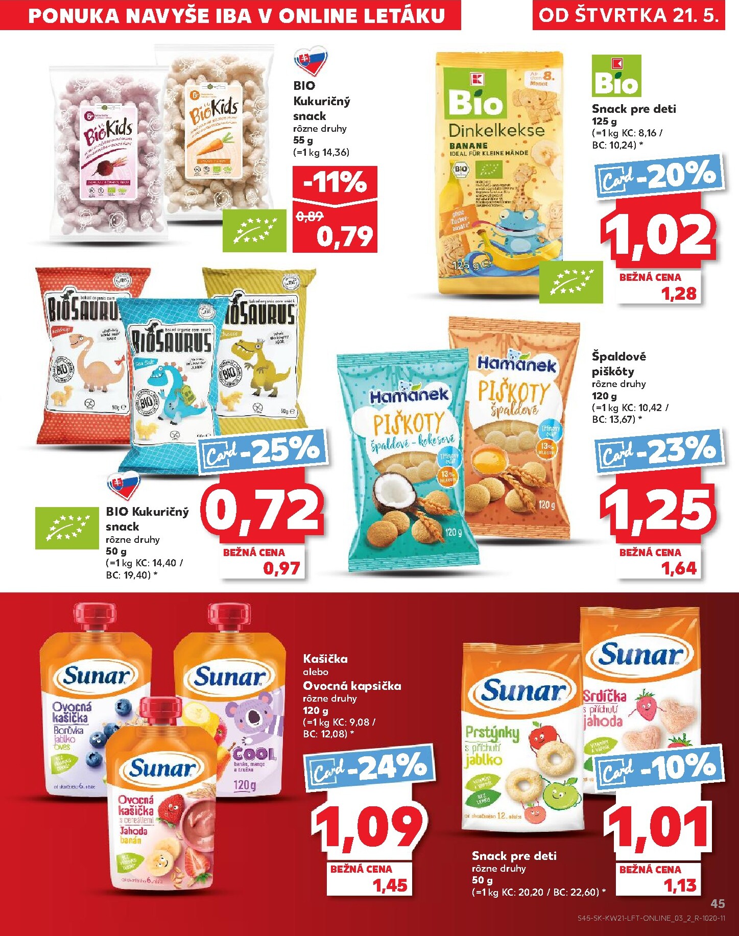 kaufland - Nový Kaufland leták od štvrtka, 21.05.2026 do stredy, 27.05.2026 - page: 45