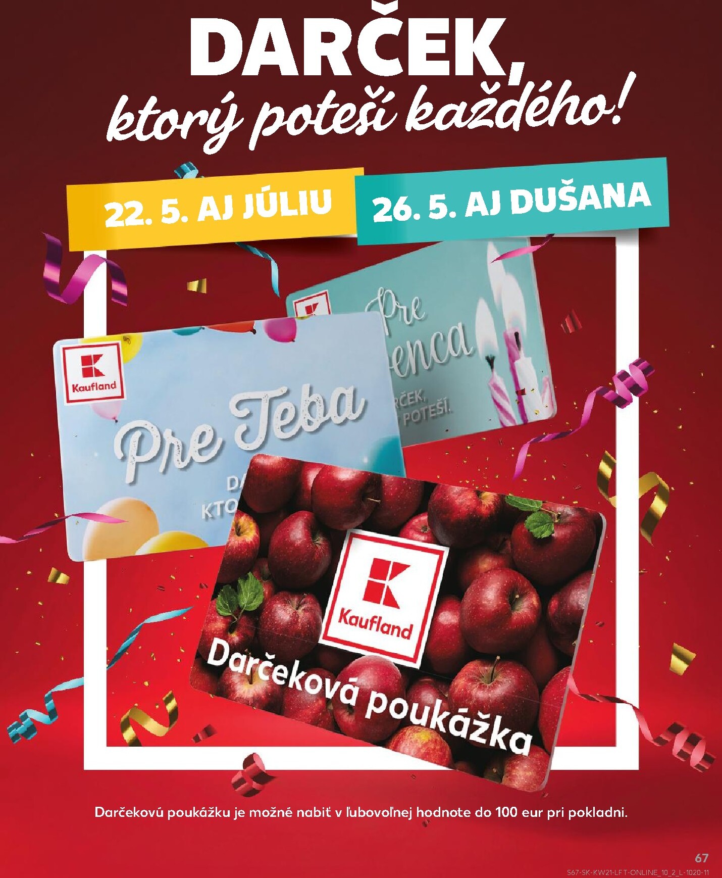 kaufland - Nový Kaufland leták od štvrtka, 21.05.2026 do stredy, 27.05.2026 - page: 67