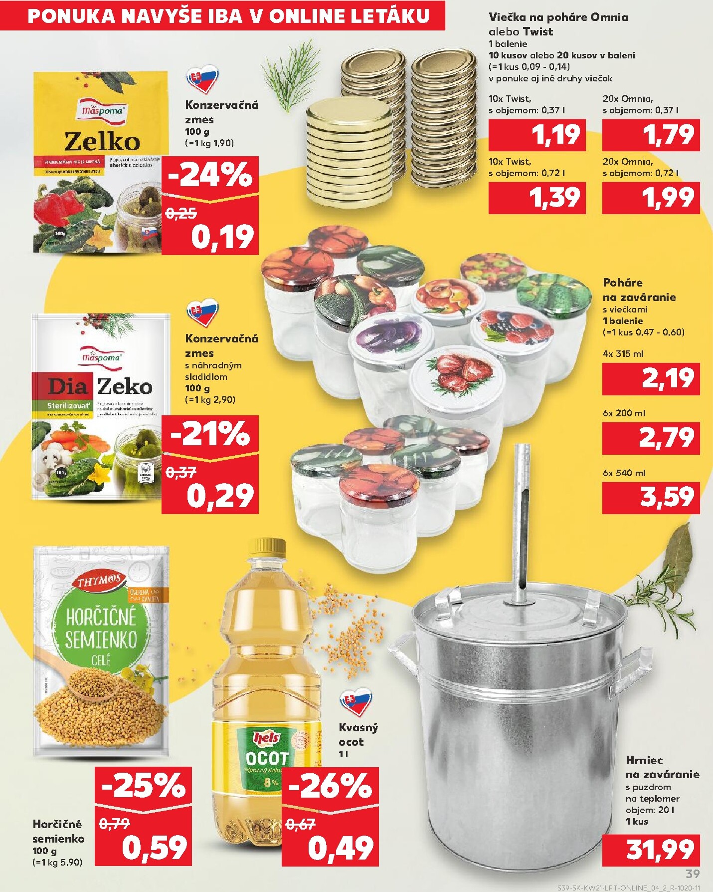 kaufland - Nový Kaufland leták od štvrtka, 21.05.2026 do stredy, 27.05.2026 - page: 39