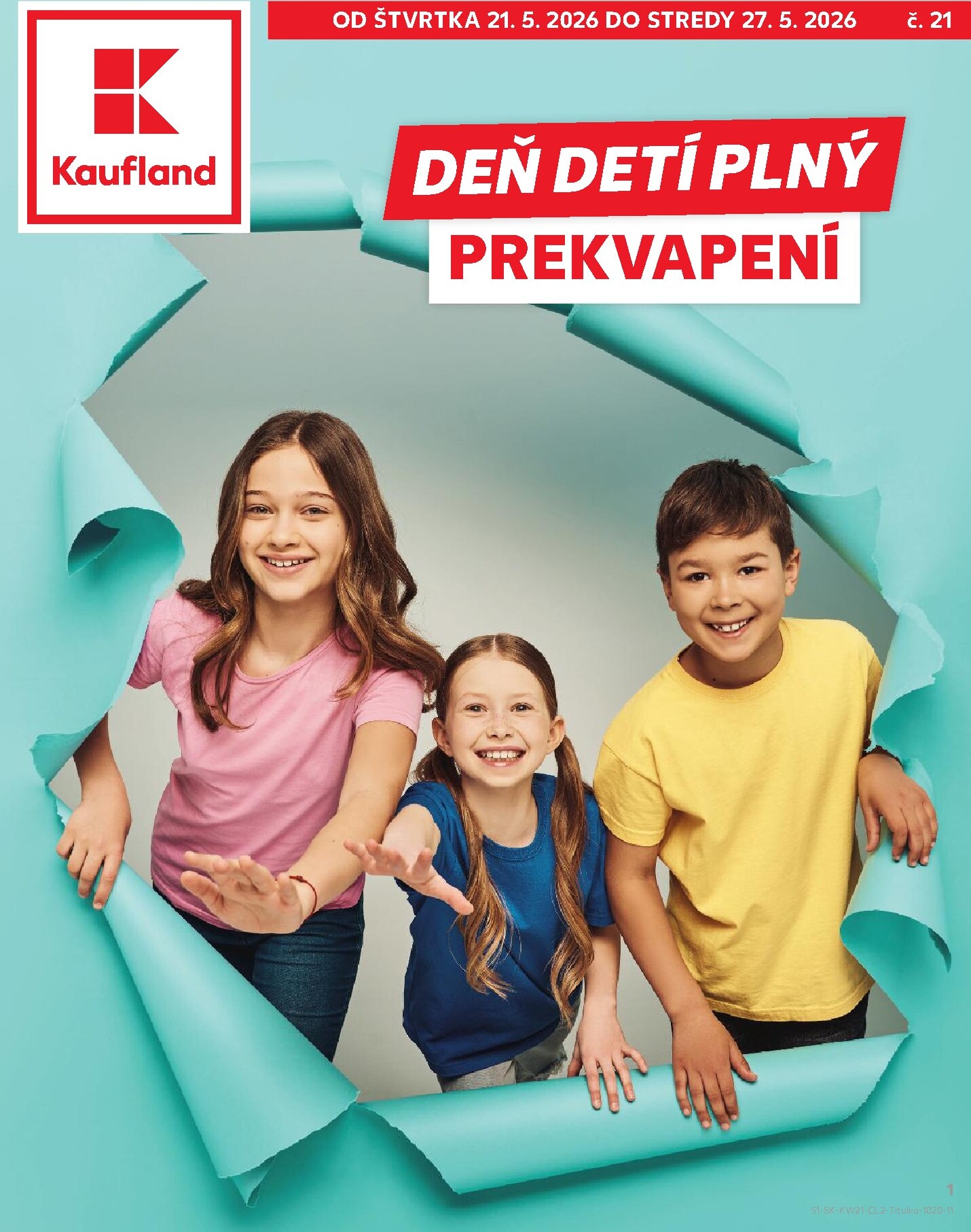 kaufland - Nový Kaufland - Deň detí leták od štvrtka, 21.05.2026 do stredy, 27.05.2026