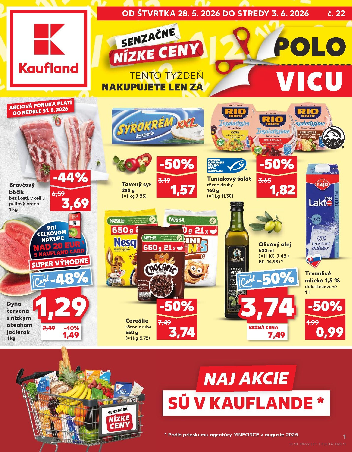 kaufland - Nový Kaufland leták od štvrtka, 28.05.2026 do stredy, 03.06.2026 - page: 1