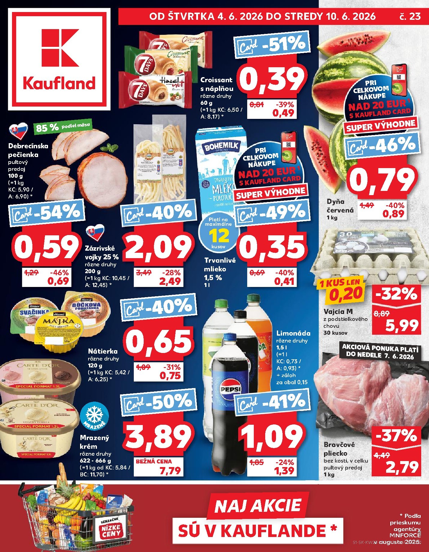 kaufland - Nový Kaufland leták od štvrtka, 04.06.2026 do stredy, 10.06.2026 - page: 1