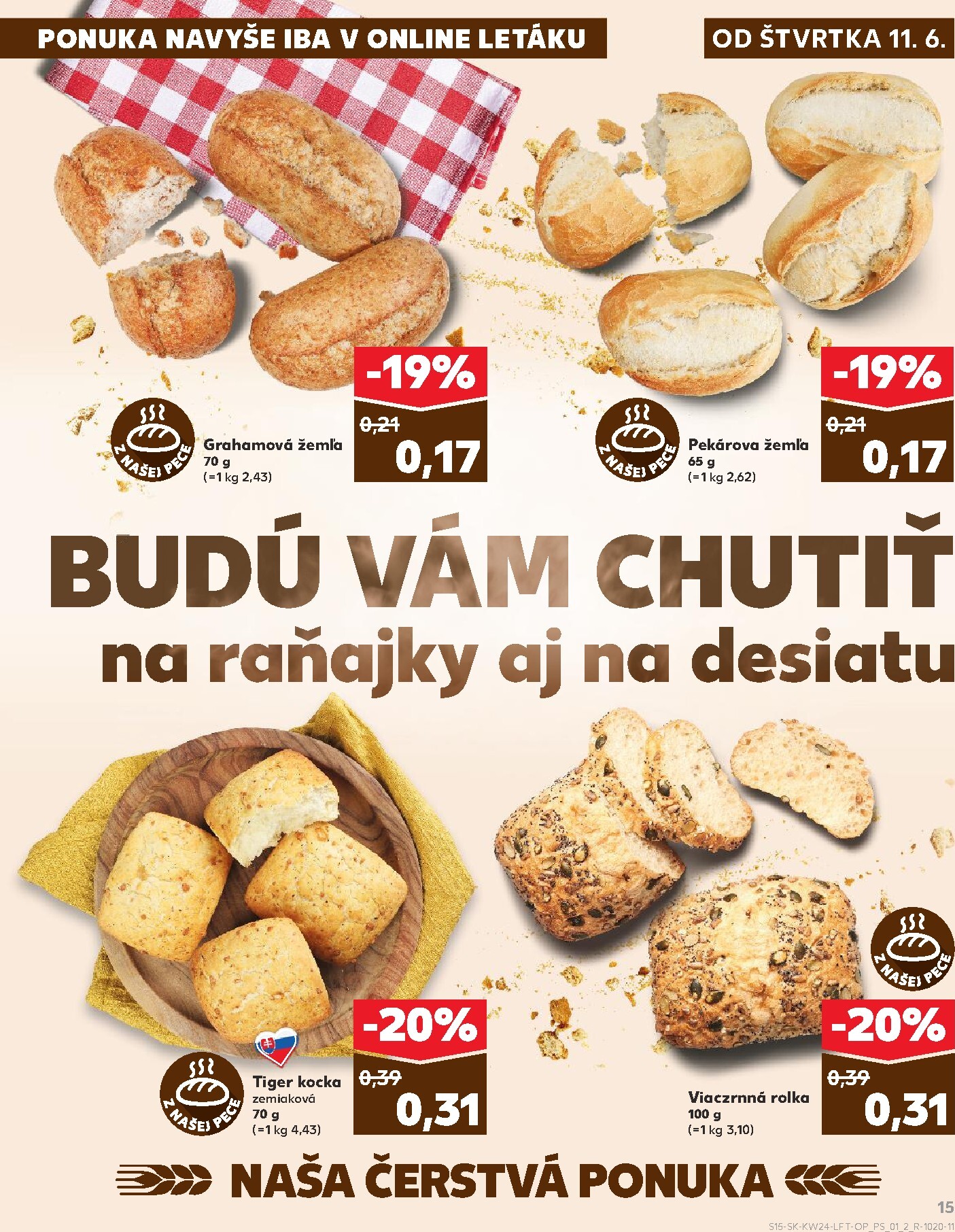 kaufland - Nový Kaufland leták od štvrtka, 11.06.2026 do stredy, 17.06.2026 - page: 15