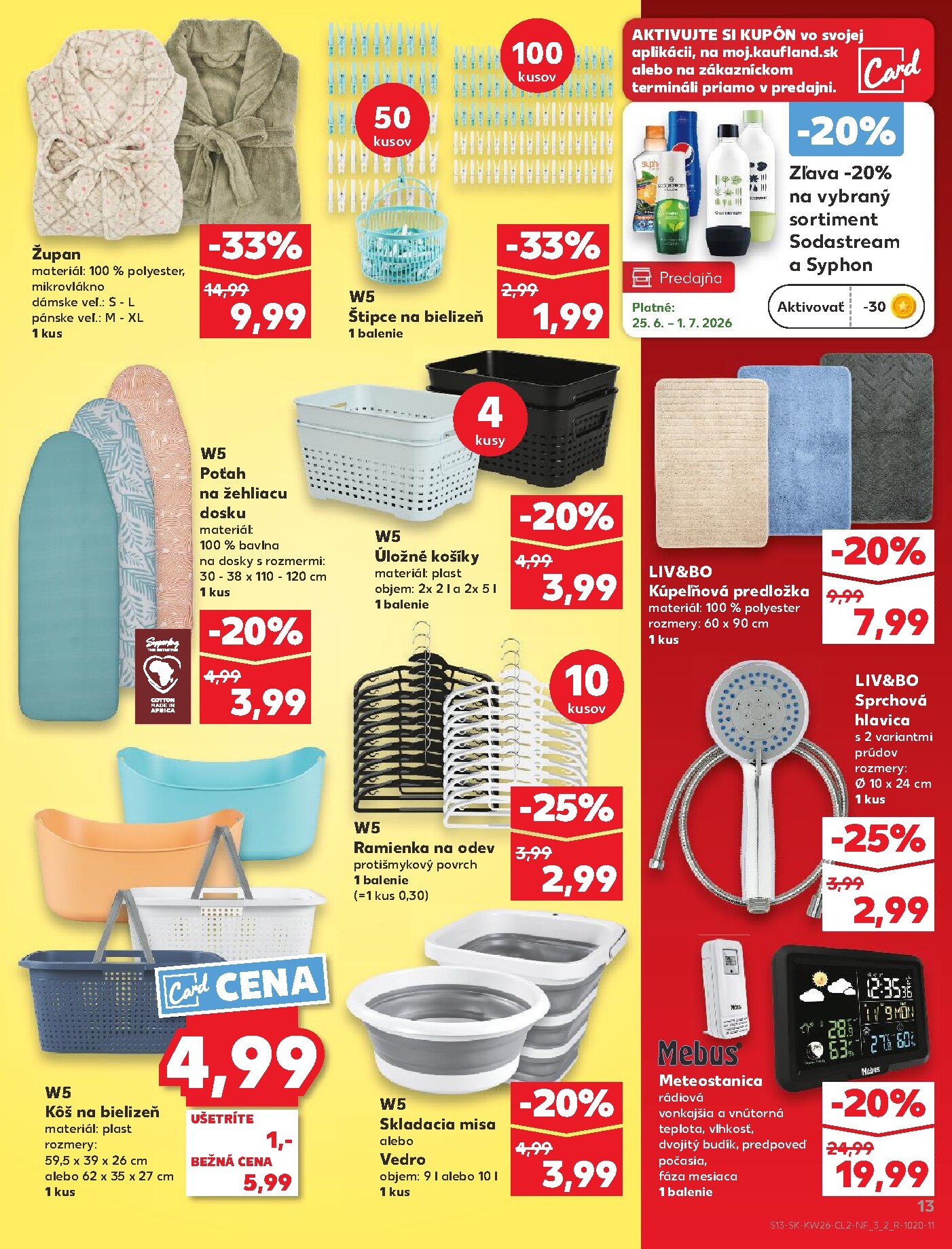 kaufland - Nový Kaufland - Letná pohoda leták od štvrtka, 25.06.2026 do stredy, 01.07.2026 - page: 13