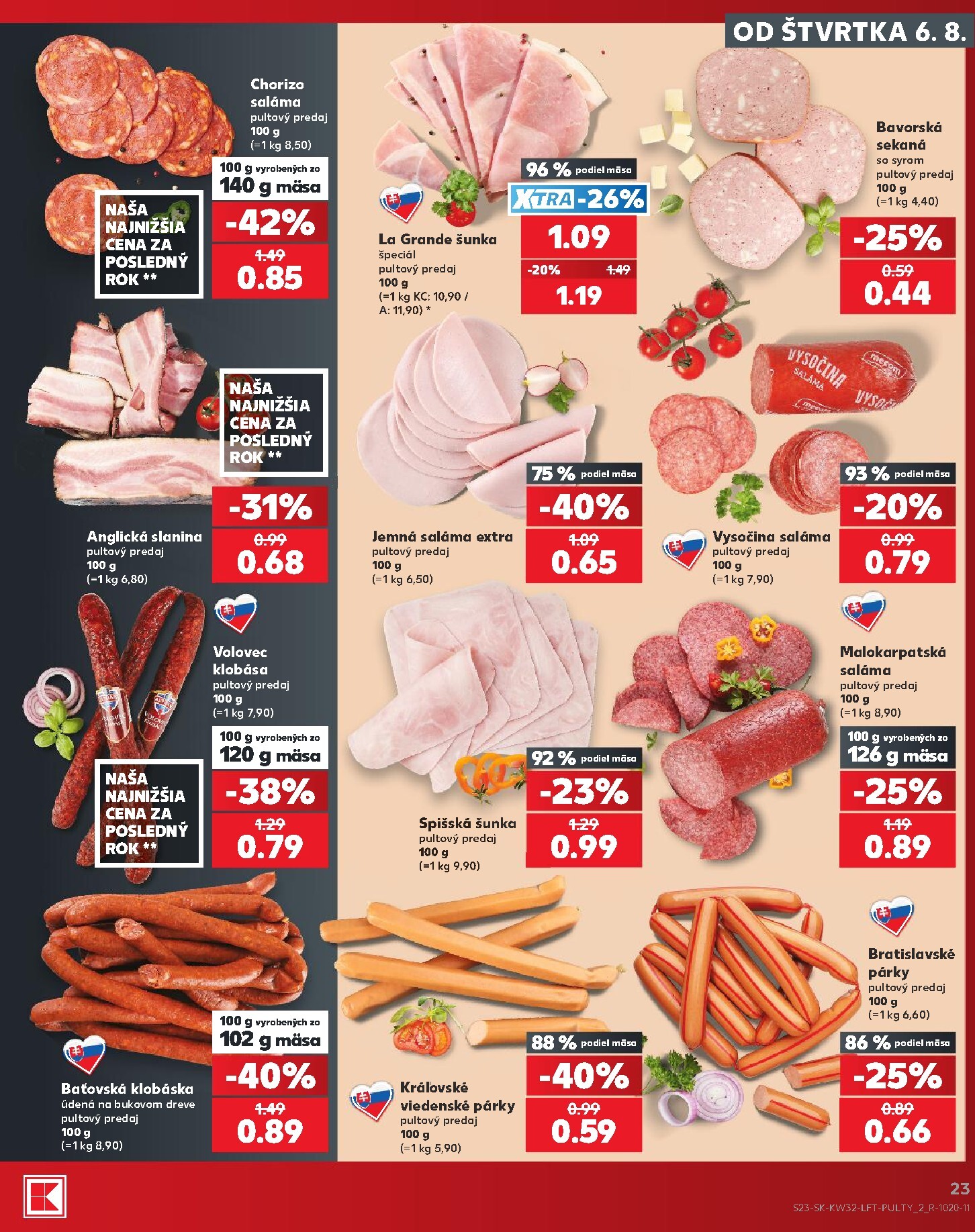 kaufland - Nový Kaufland leták od štvrtka, 06.08.2026 do stredy, 12.08.2026 - page: 23