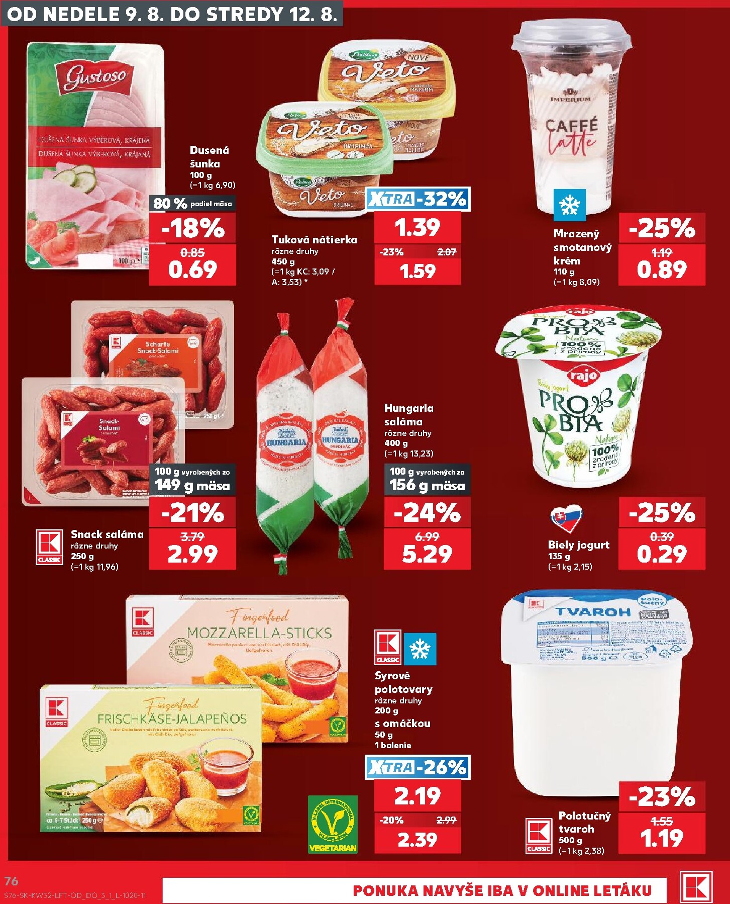 kaufland - Nový Kaufland leták od štvrtka, 06.08.2026 do stredy, 12.08.2026 - page: 76