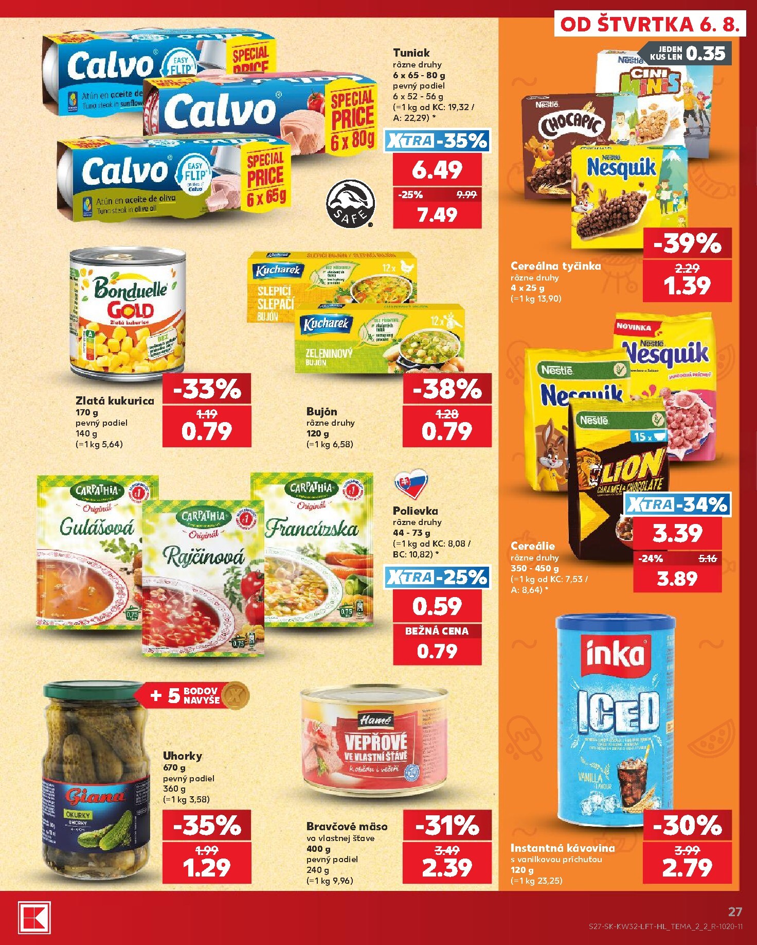 kaufland - Nový Kaufland leták od štvrtka, 06.08.2026 do stredy, 12.08.2026 - page: 27