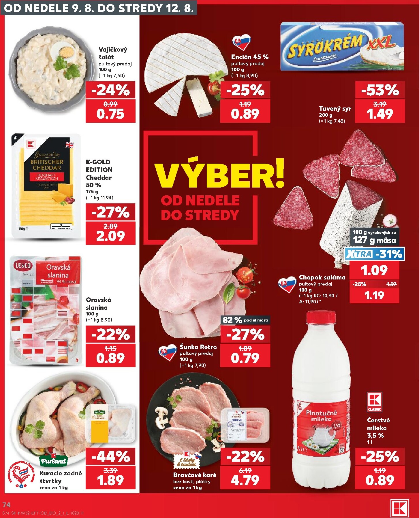 kaufland - Nový Kaufland leták od štvrtka, 06.08.2026 do stredy, 12.08.2026 - page: 74