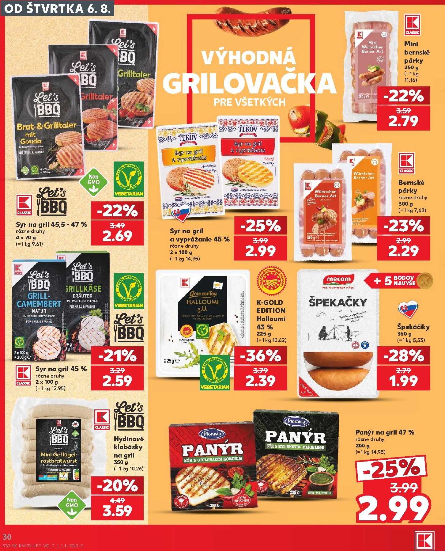 kaufland - Nový Kaufland leták od štvrtka, 06.08.2026 do stredy, 12.08.2026 - page: 30