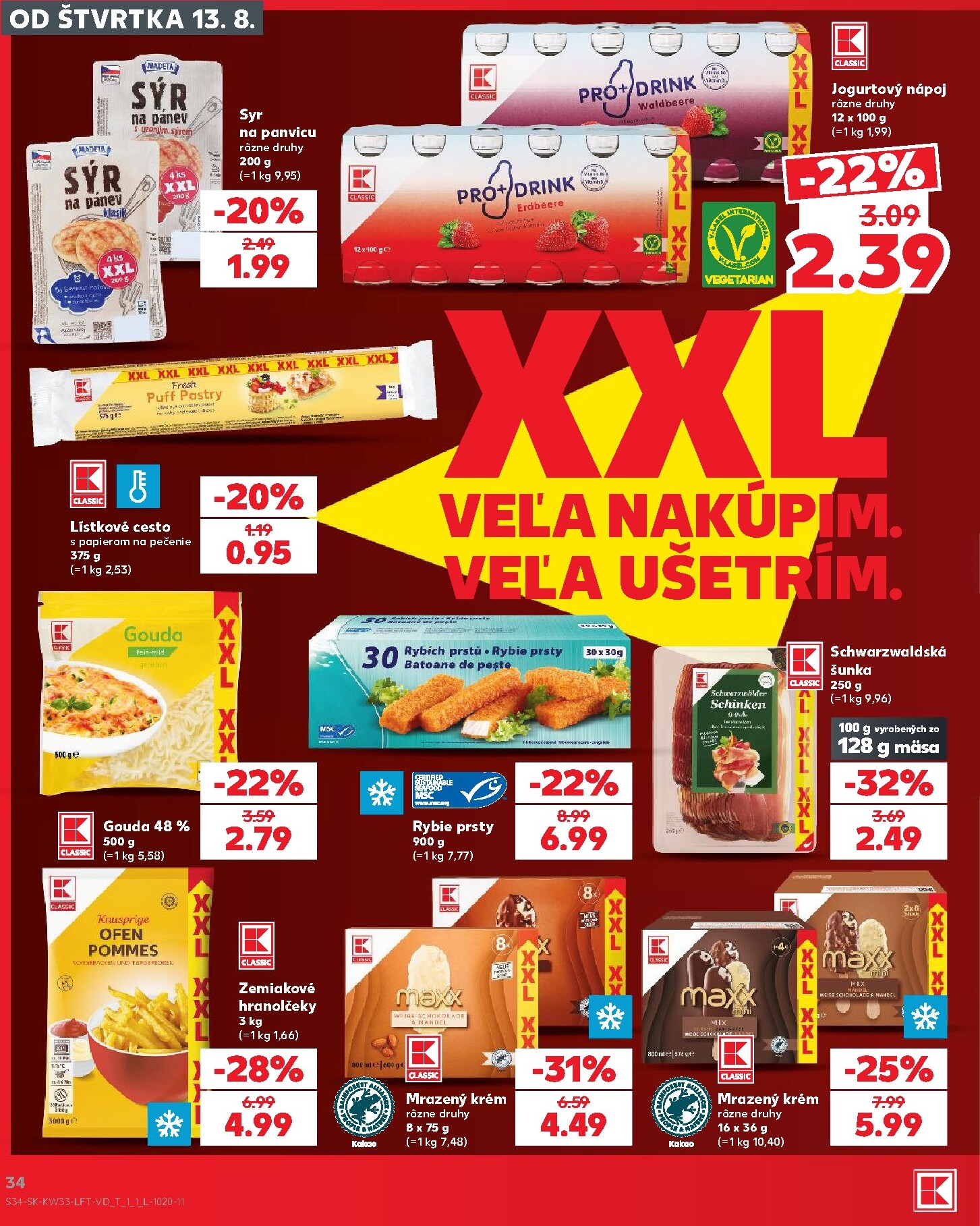 kaufland - Nový Kaufland leták od štvrtka, 13.08.2026 do stredy, 19.08.2026 - page: 34