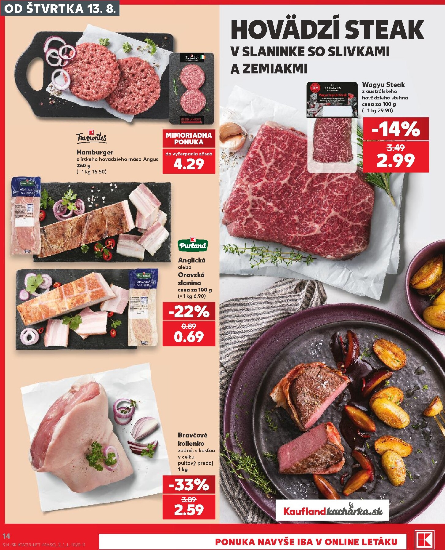 kaufland - Nový Kaufland leták od štvrtka, 13.08.2026 do stredy, 19.08.2026 - page: 14