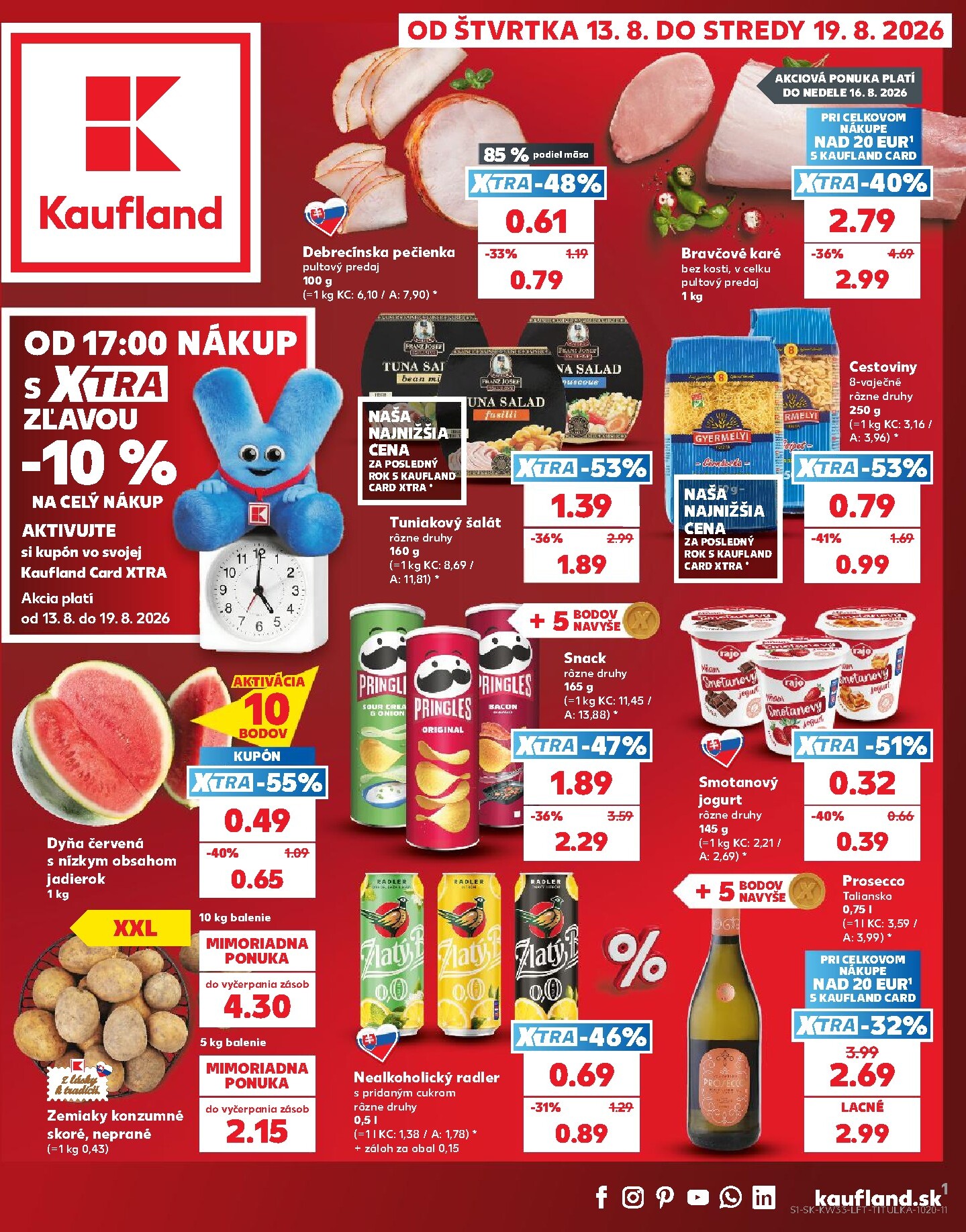 kaufland - Nový Kaufland leták od štvrtka, 13.08.2026 do stredy, 19.08.2026